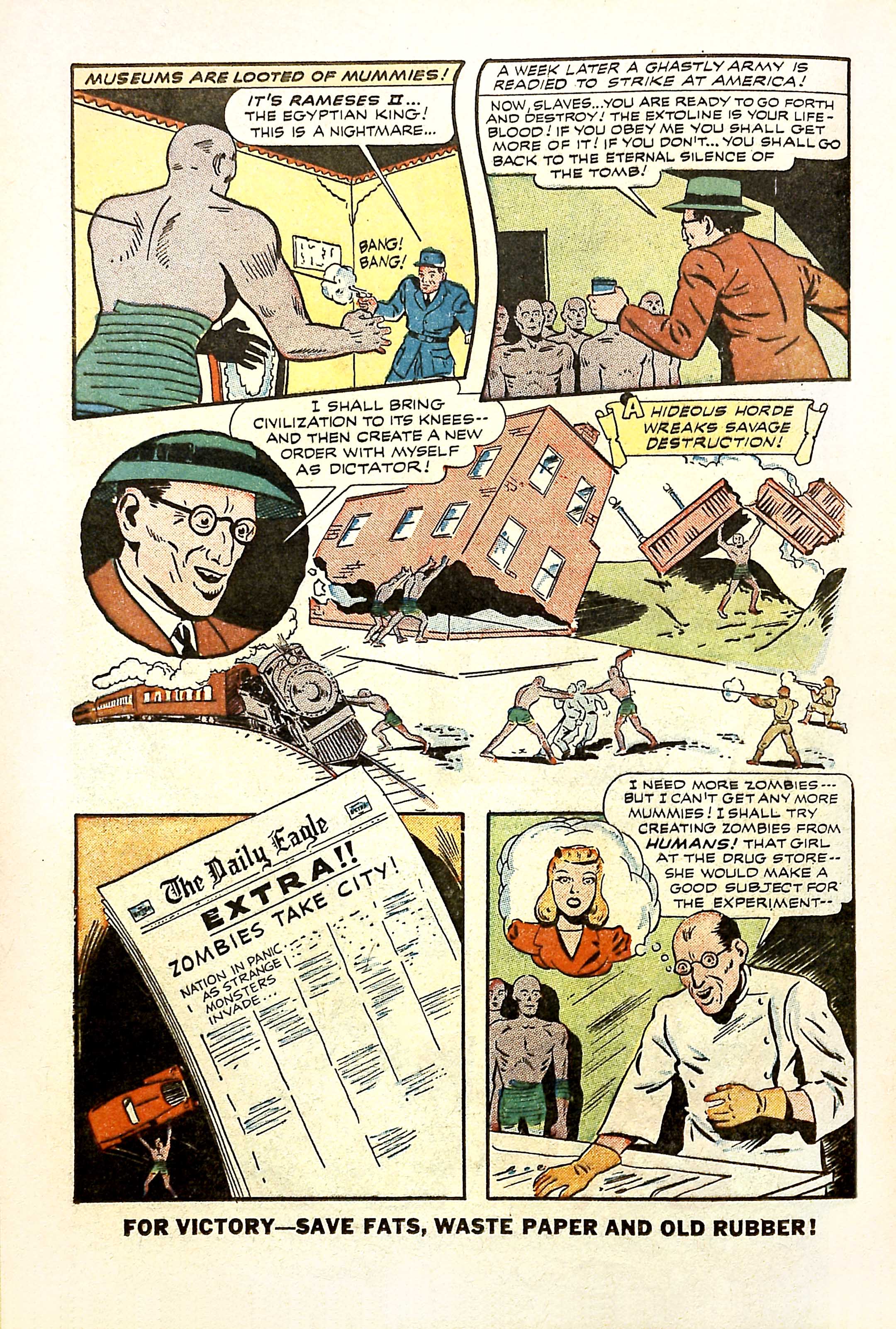 Black Terror, page 20. Black Terror. Public domain in the United States. Intended scans: Digital Comic Museum and Comic Book Plus. https://digitalcomicmuseum.com/