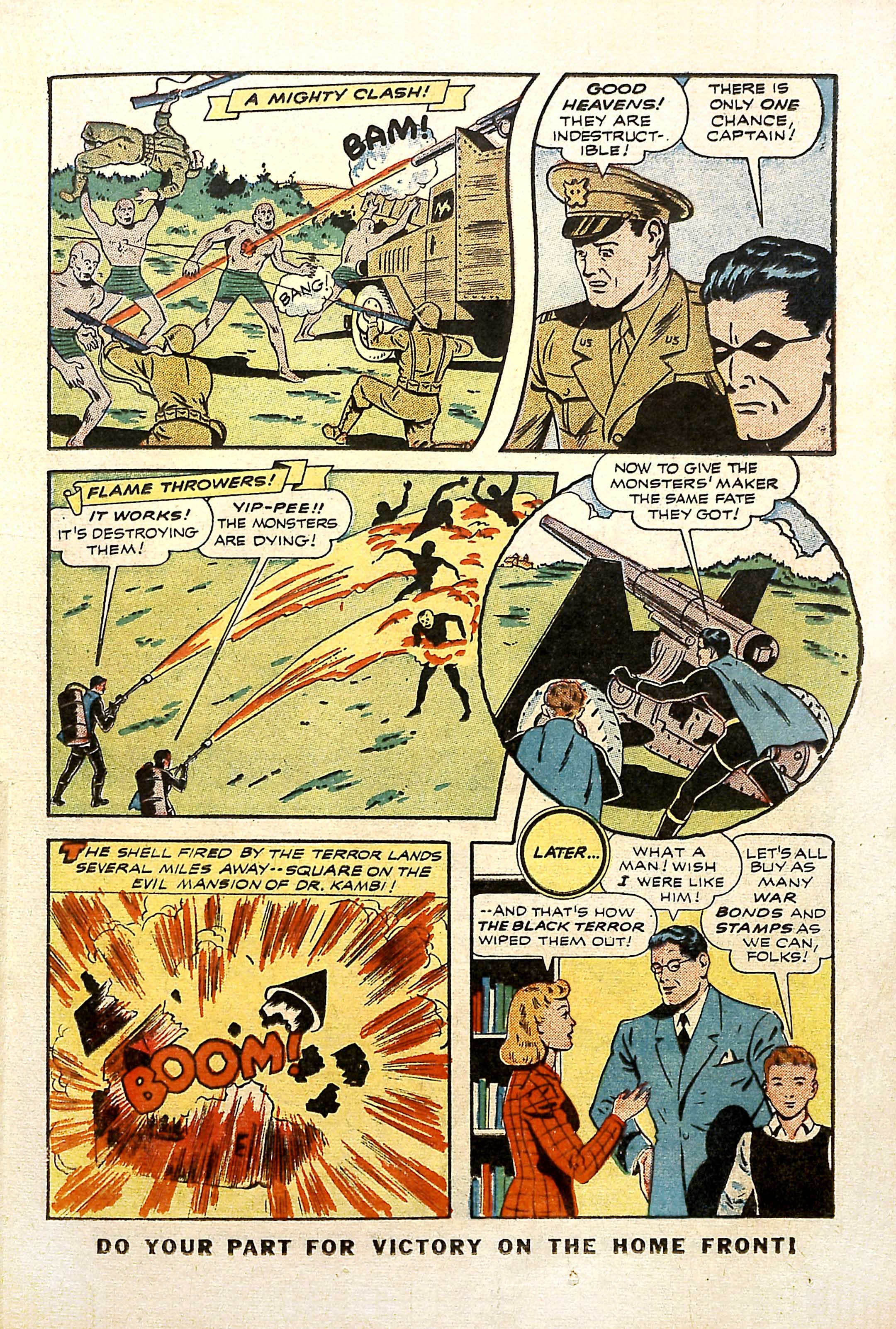 Black Terror, page 27. Black Terror. Public domain in the United States. Intended scans: Digital Comic Museum and Comic Book Plus. https://digitalcomicmuseum.com/