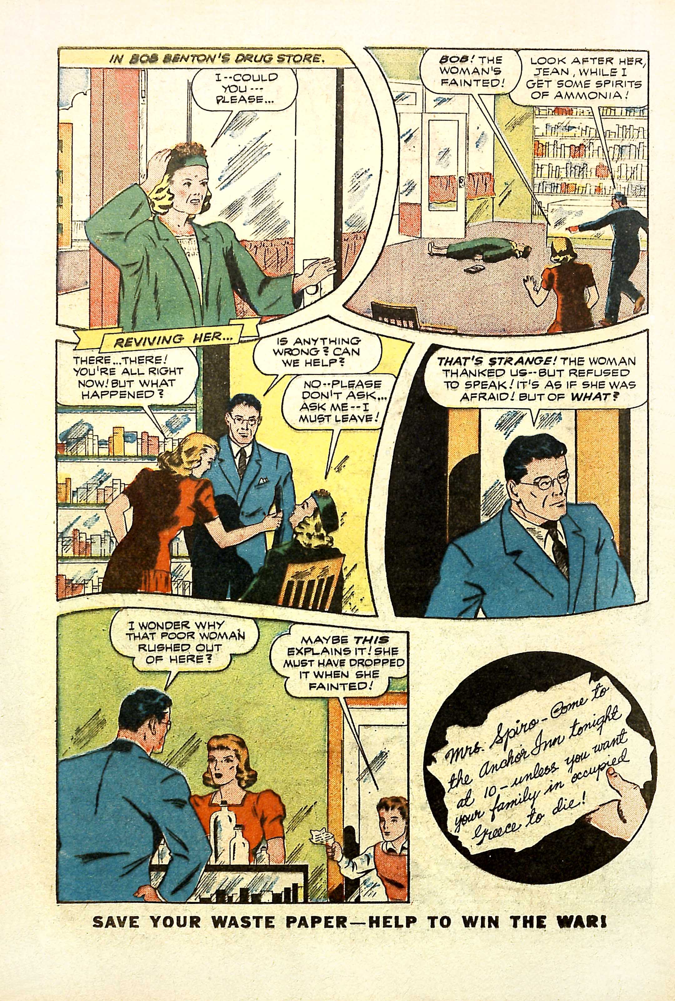 Black Terror, page 4. Black Terror. Public domain in the United States. Intended scans: Digital Comic Museum and Comic Book Plus. https://digitalcomicmuseum.com/