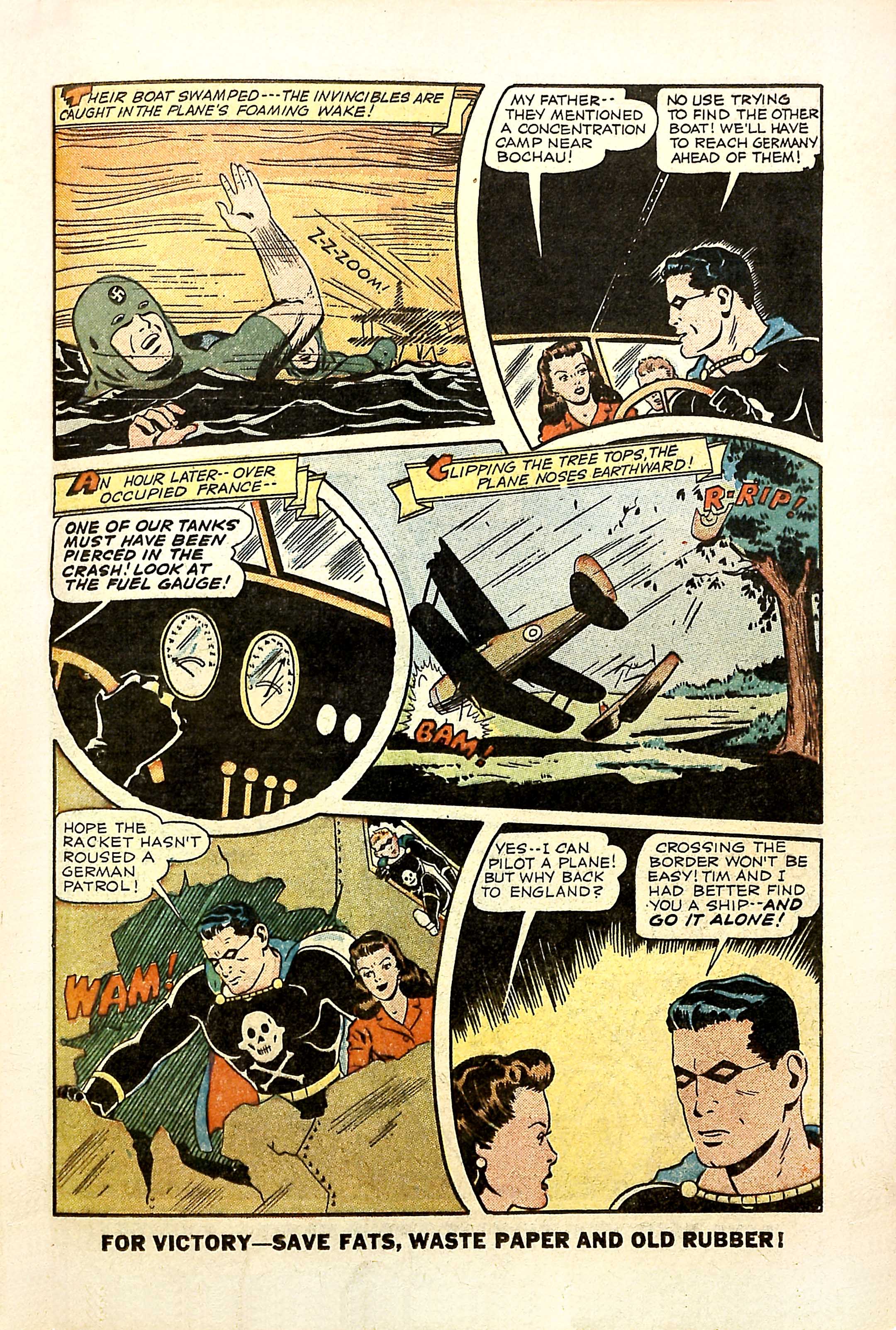 Black Terror, page 33. Black Terror. Public domain in the United States. Intended scans: Digital Comic Museum and Comic Book Plus. https://digitalcomicmuseum.com/