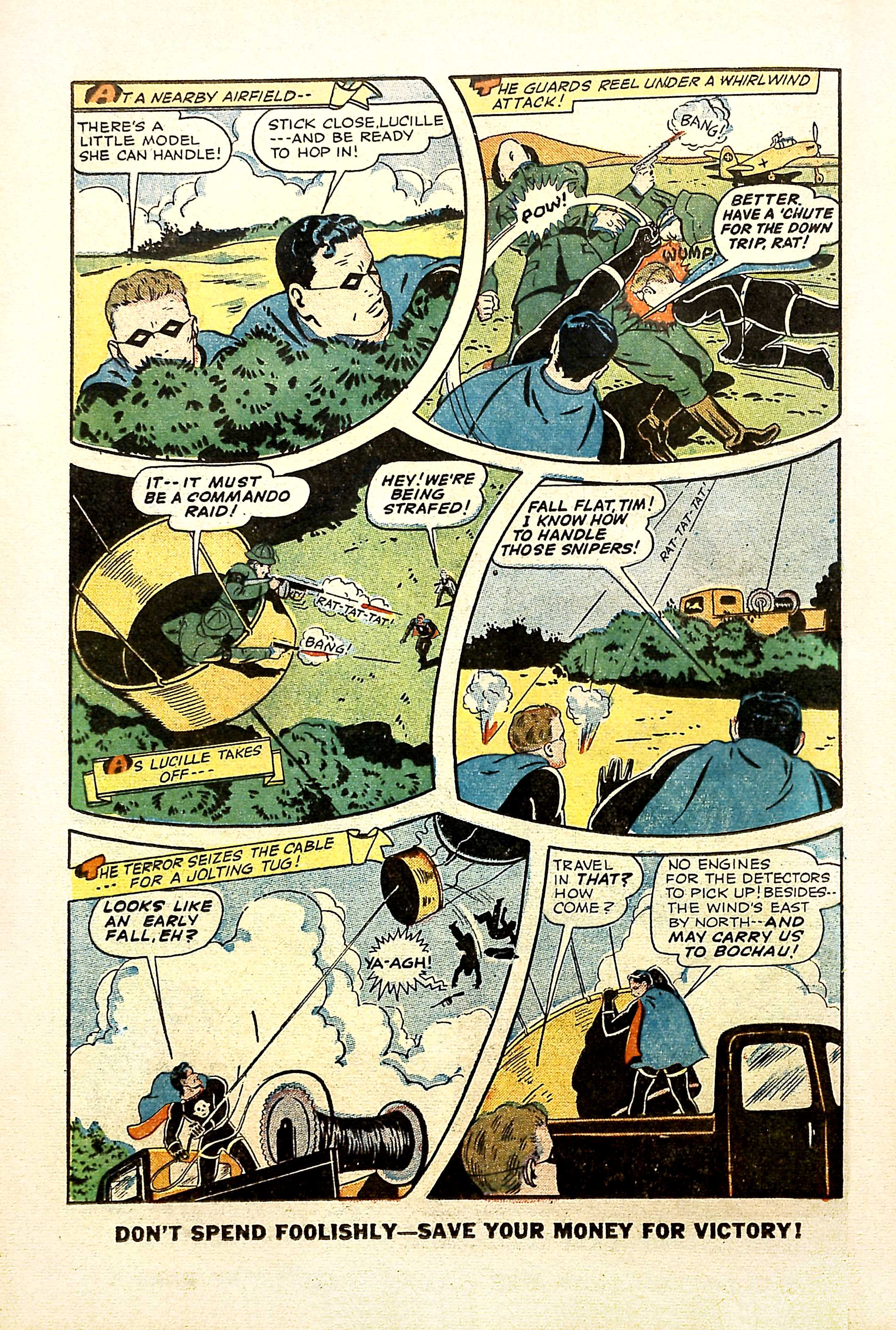 Black Terror, page 34. Black Terror. Public domain in the United States. Intended scans: Digital Comic Museum and Comic Book Plus. https://digitalcomicmuseum.com/