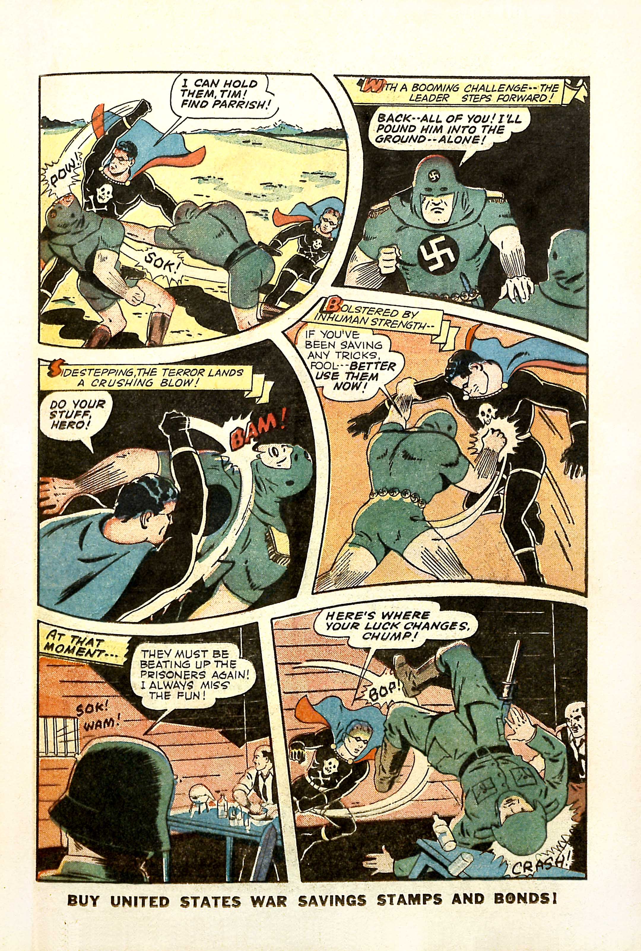 Black Terror, page 37. Black Terror. Public domain in the United States. Intended scans: Digital Comic Museum and Comic Book Plus. https://digitalcomicmuseum.com/