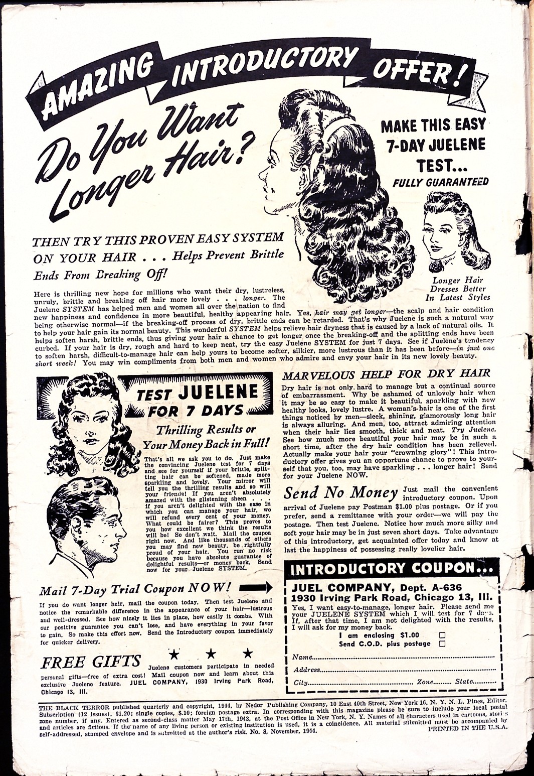 Black Terror, page 2. Black Terror. Public domain in the United States. Intended scans: Digital Comic Museum and Comic Book Plus. https://digitalcomicmuseum.com/