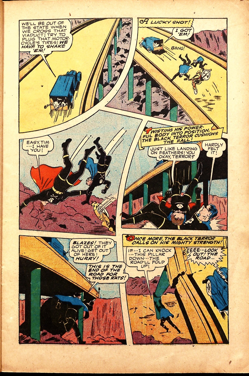 Black Terror, page 13. Black Terror. Public domain in the United States. Intended scans: Digital Comic Museum and Comic Book Plus. https://digitalcomicmuseum.com/