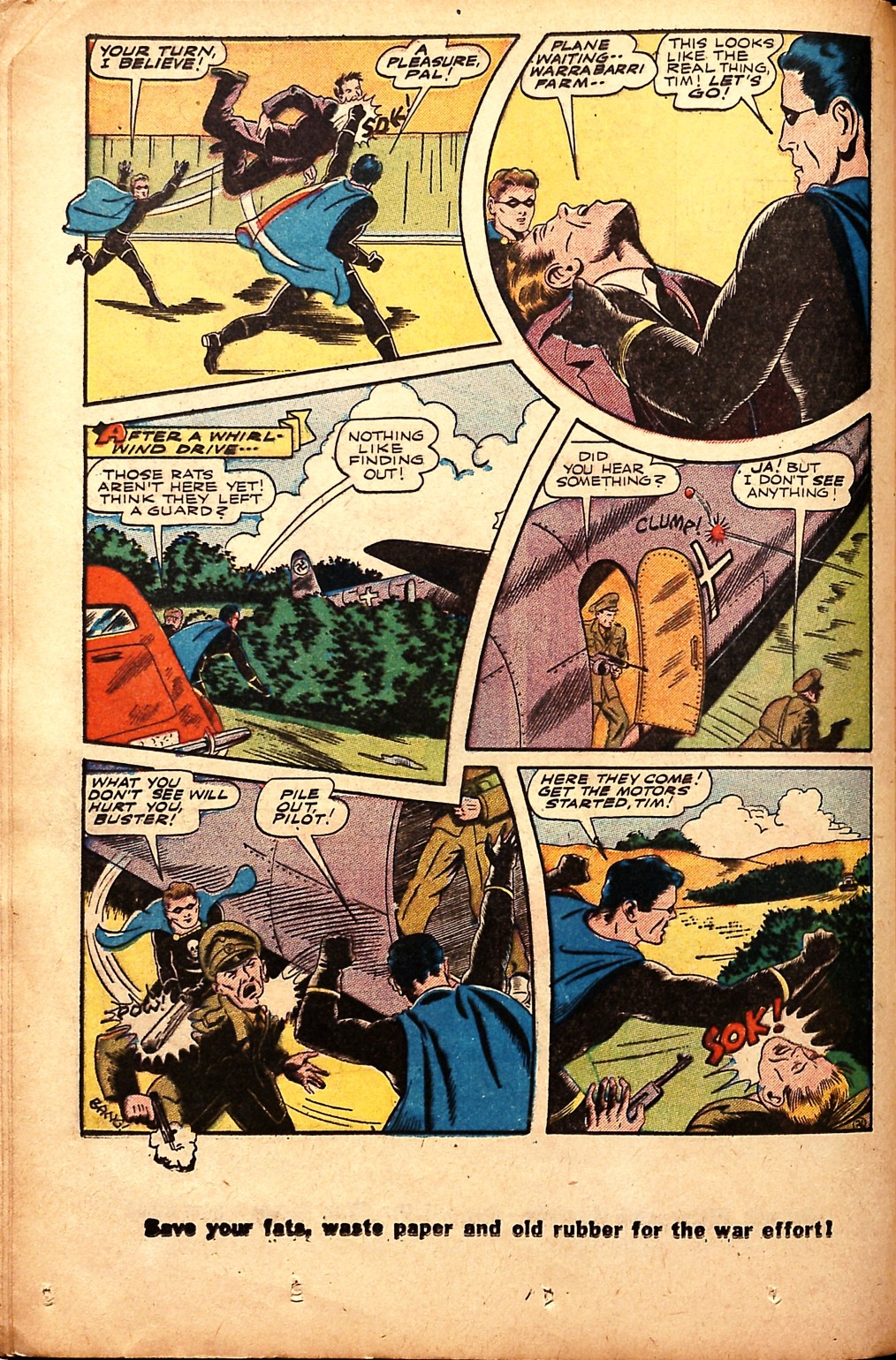 Black Terror, page 20. Black Terror. Public domain in the United States. Intended scans: Digital Comic Museum and Comic Book Plus. https://digitalcomicmuseum.com/