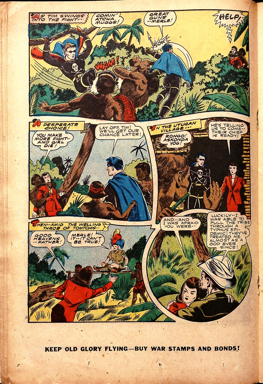Black Terror, page 26. Black Terror. Public domain in the United States. Intended scans: Digital Comic Museum and Comic Book Plus. https://digitalcomicmuseum.com/