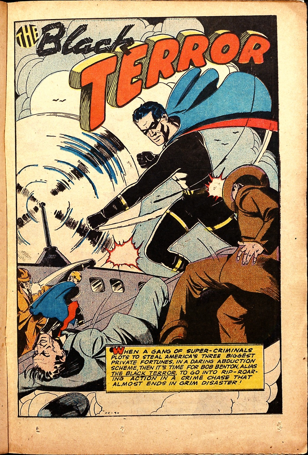 Black Terror, page 29. Black Terror. Public domain in the United States. Intended scans: Digital Comic Museum and Comic Book Plus. https://digitalcomicmuseum.com/