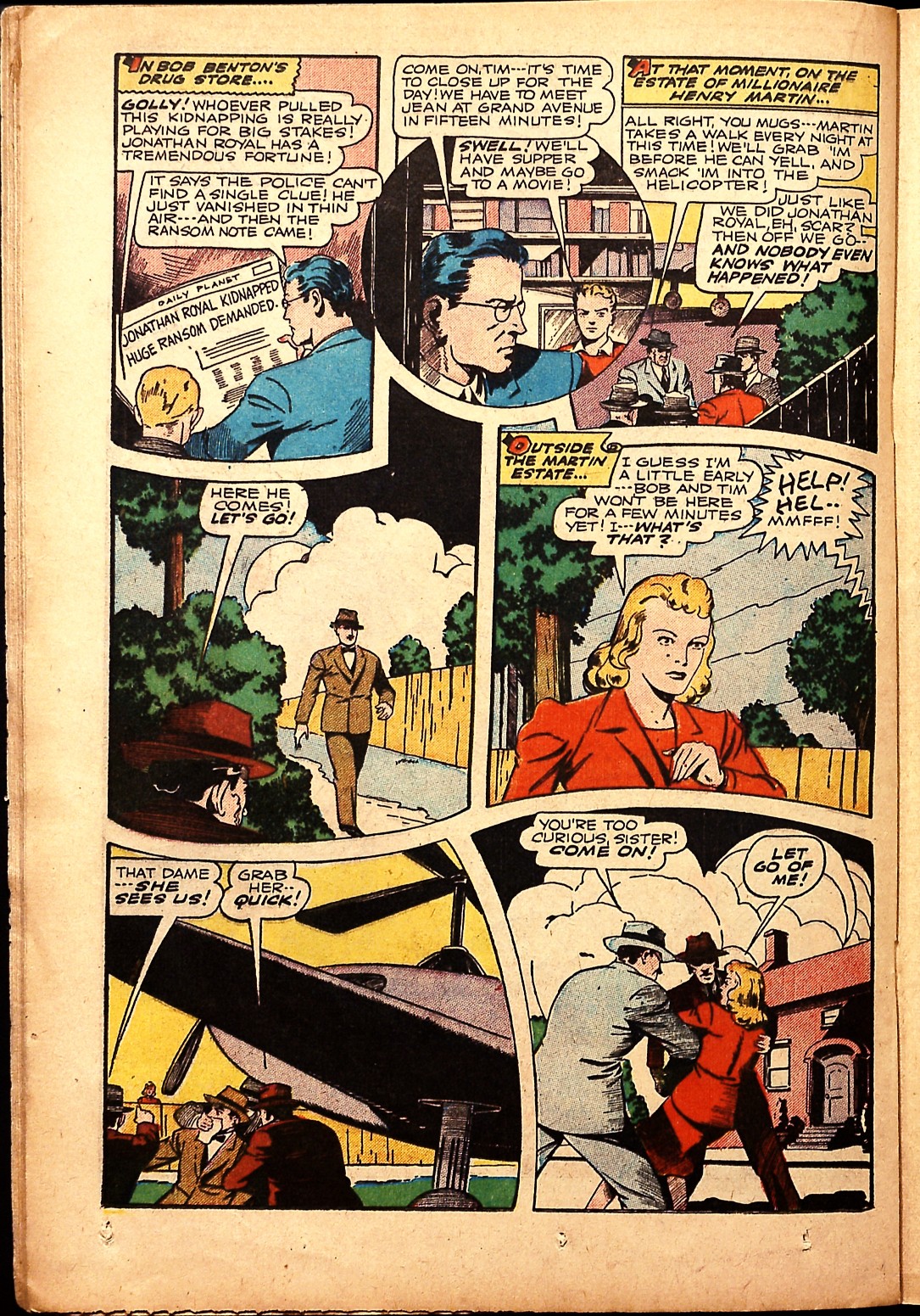 Black Terror, page 30. Black Terror. Public domain in the United States. Intended scans: Digital Comic Museum and Comic Book Plus. https://digitalcomicmuseum.com/