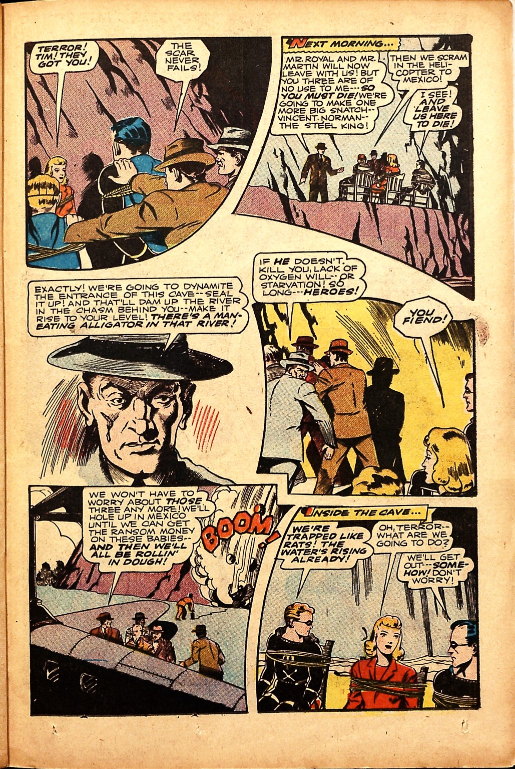Black Terror, page 35. Black Terror. Public domain in the United States. Intended scans: Digital Comic Museum and Comic Book Plus. https://digitalcomicmuseum.com/