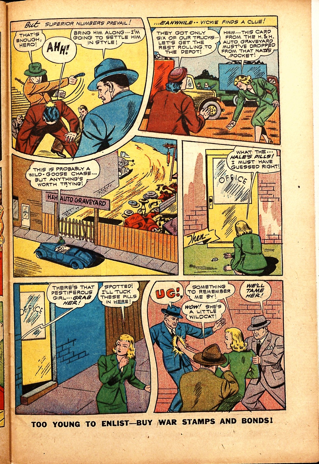 Black Terror, page 47. Black Terror. Public domain in the United States. Intended scans: Digital Comic Museum and Comic Book Plus. https://digitalcomicmuseum.com/