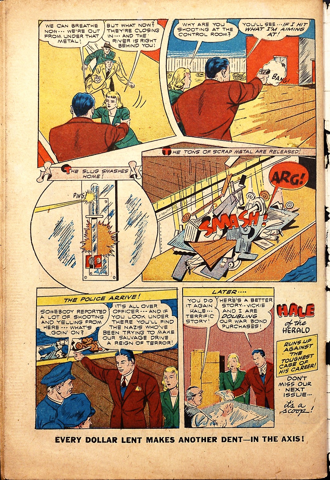 Black Terror, page 50. Black Terror. Public domain in the United States. Intended scans: Digital Comic Museum and Comic Book Plus. https://digitalcomicmuseum.com/