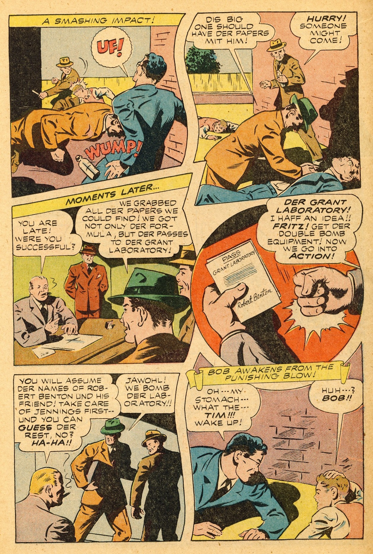 Black Terror, page 18. Black Terror. Public domain in the United States. Intended scans: Digital Comic Museum and Comic Book Plus. https://digitalcomicmuseum.com/