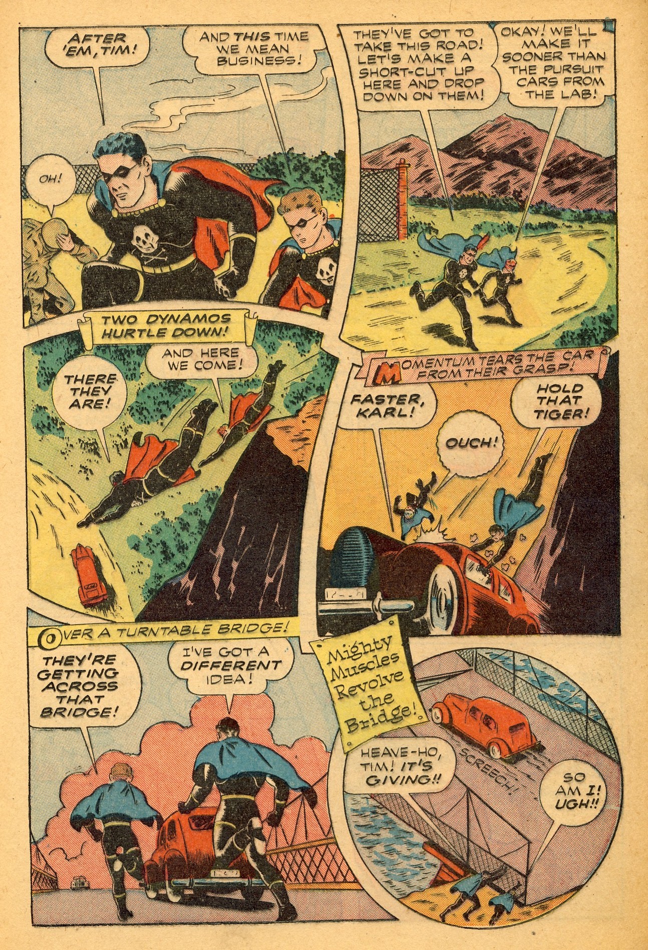 Black Terror, page 22. Black Terror. Public domain in the United States. Intended scans: Digital Comic Museum and Comic Book Plus. https://digitalcomicmuseum.com/