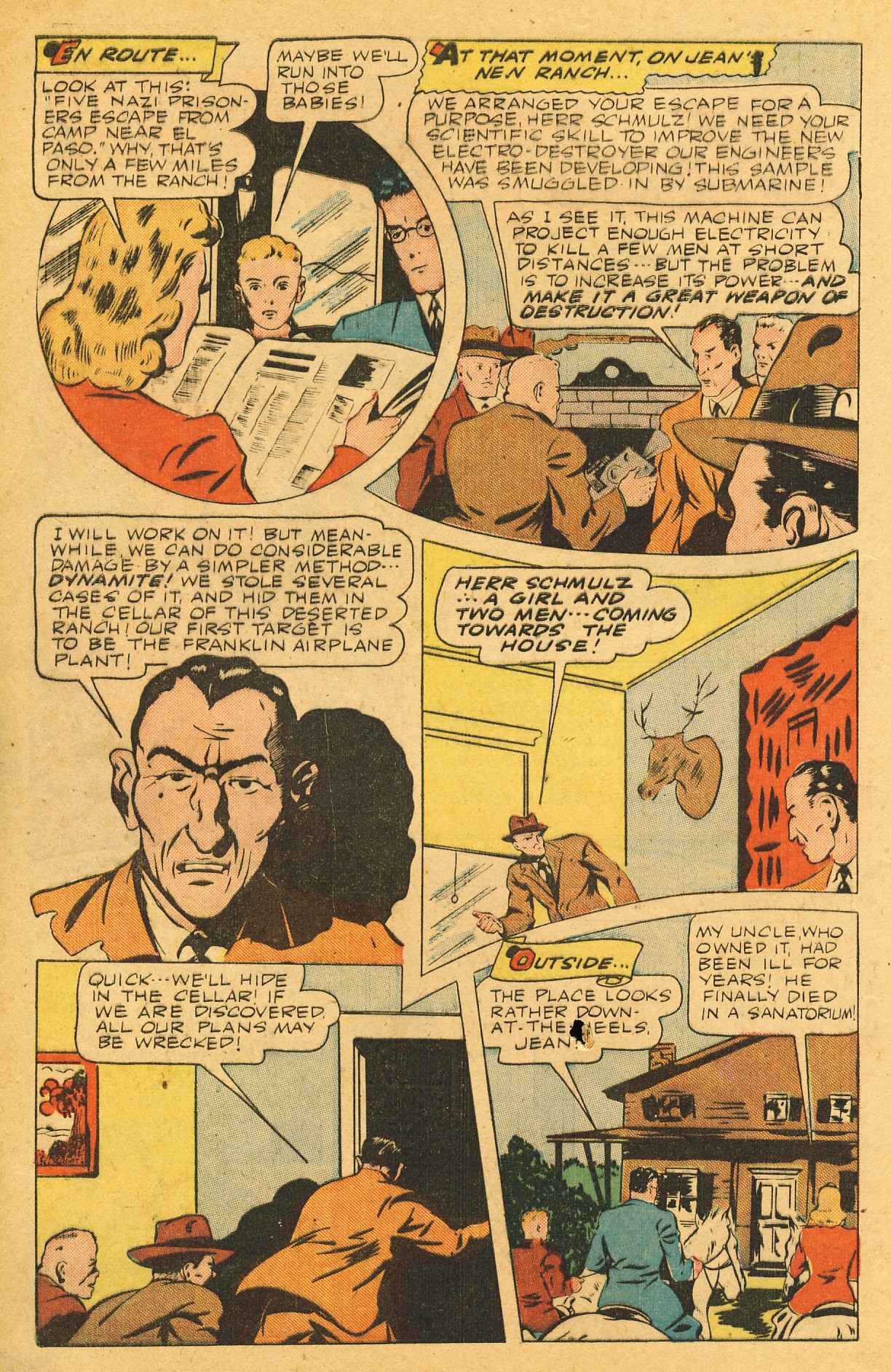 Black Terror, page 5. Black Terror. Public domain in the United States. Intended scans: Digital Comic Museum and Comic Book Plus. https://digitalcomicmuseum.com/