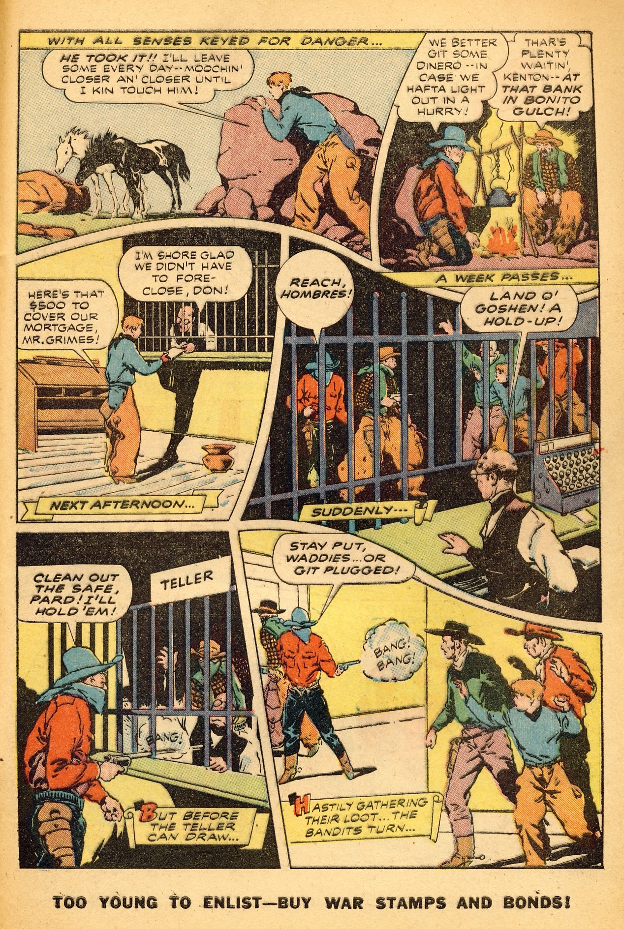 Black Terror, page 46. Black Terror. Public domain in the United States. Intended scans: Digital Comic Museum and Comic Book Plus. https://digitalcomicmuseum.com/