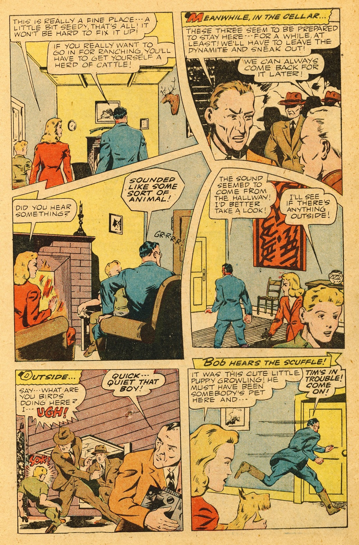 Black Terror, page 6. Black Terror. Public domain in the United States. Intended scans: Digital Comic Museum and Comic Book Plus. https://digitalcomicmuseum.com/