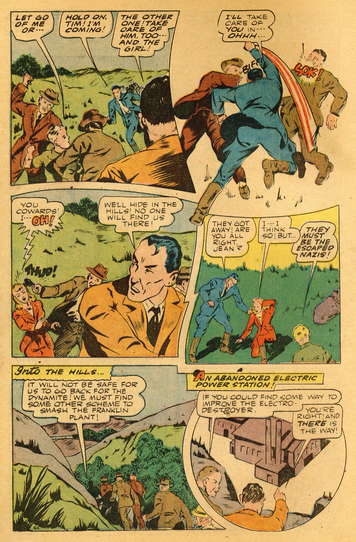 Black Terror, page 7. Black Terror. Public domain in the United States. Intended scans: Digital Comic Museum and Comic Book Plus. https://digitalcomicmuseum.com/