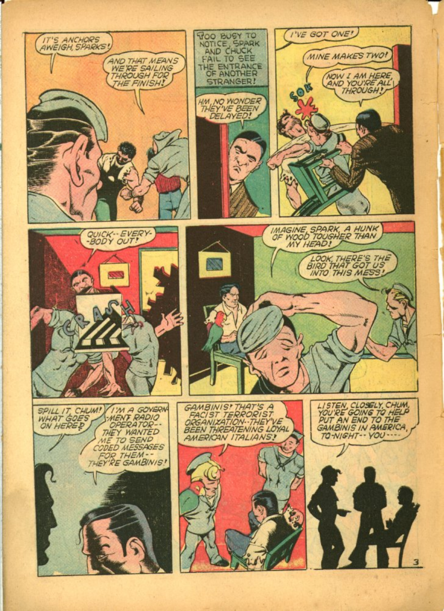Blue Beetle (Fox / Dan Garrett), page 66. Blue Beetle (Dan Garrett). Public domain in the United States for Fox/Holyoke-era issues. Not Charlton or DC. Internet Archive folkscanomy scans used when Comic Book Plus returns 403.