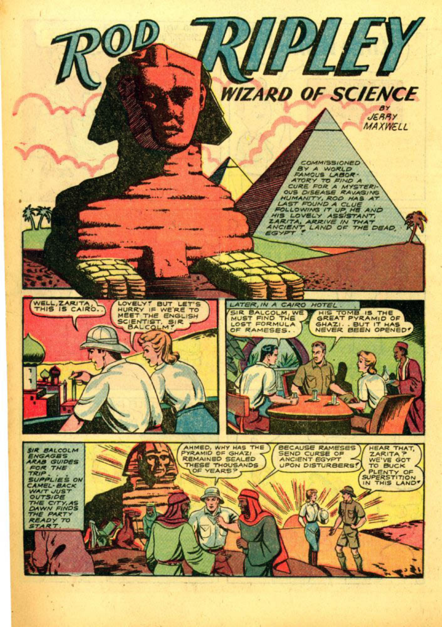 Blue Beetle (Fox / Dan Garrett), page 21. Blue Beetle (Dan Garrett). Public domain in the United States for Fox/Holyoke-era issues. Not Charlton or DC. Internet Archive folkscanomy scans used when Comic Book Plus returns 403.