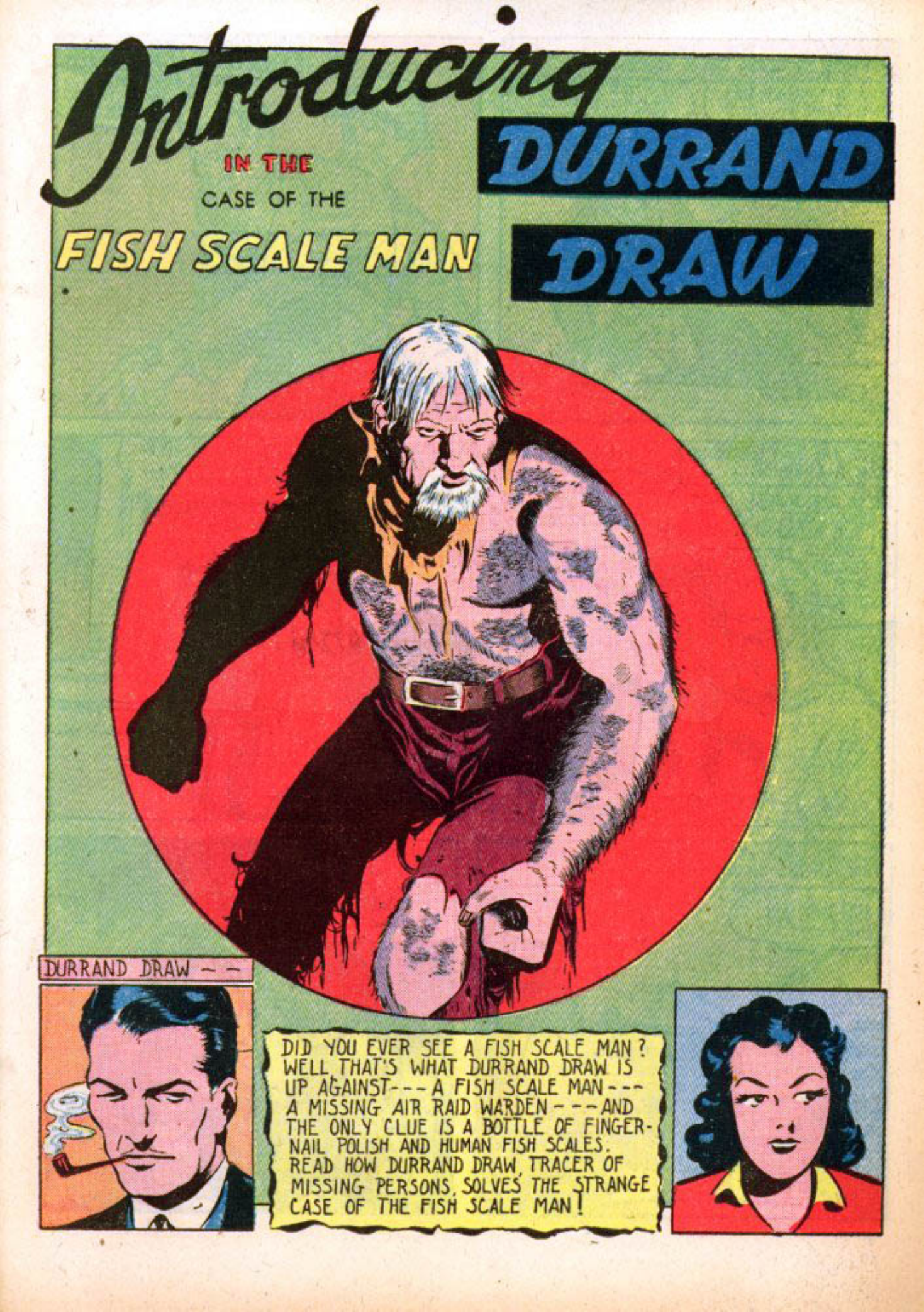 Blue Beetle (Fox / Dan Garrett), page 44. Blue Beetle (Dan Garrett). Public domain in the United States for Fox/Holyoke-era issues. Not Charlton or DC. Internet Archive folkscanomy scans used when Comic Book Plus returns 403.