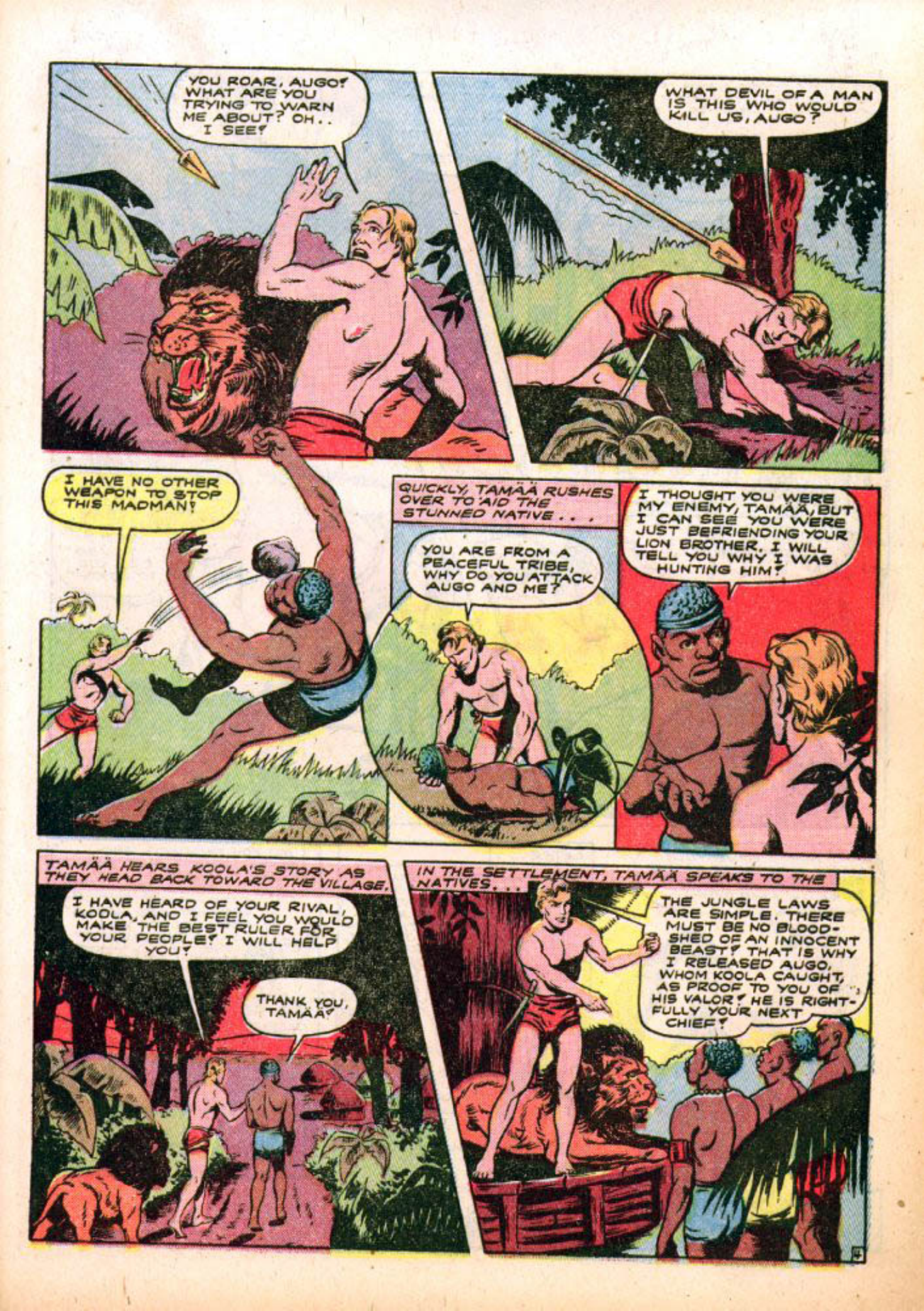 Blue Beetle (Fox / Dan Garrett), page 56. Blue Beetle (Dan Garrett). Public domain in the United States for Fox/Holyoke-era issues. Not Charlton or DC. Internet Archive folkscanomy scans used when Comic Book Plus returns 403.