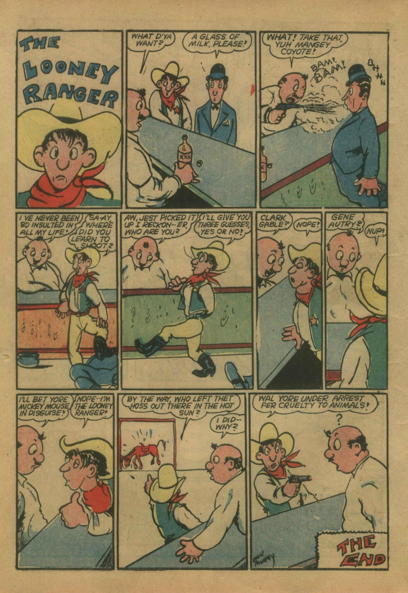 Blue Beetle (Fox / Dan Garrett), page 19. Blue Beetle (Dan Garrett). Public domain in the United States for Fox/Holyoke-era issues. Not Charlton or DC. Internet Archive folkscanomy scans used when Comic Book Plus returns 403.