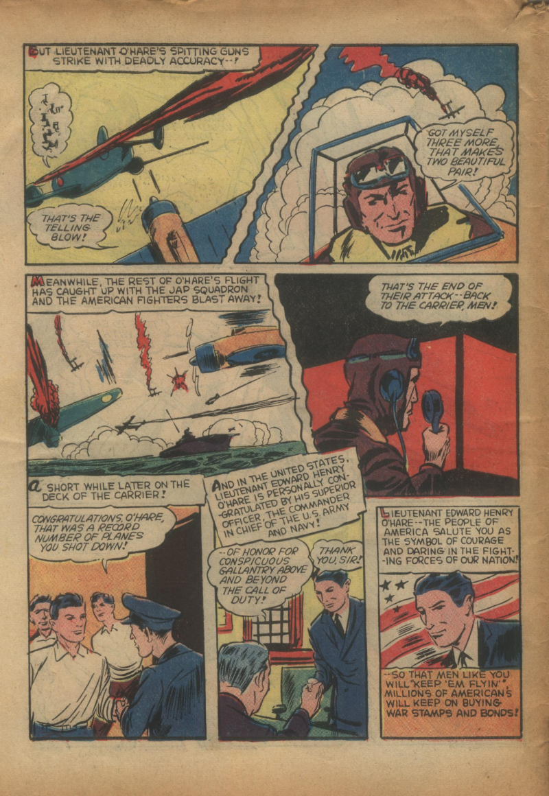 Blue Beetle (Fox / Dan Garrett), page 67. Blue Beetle (Dan Garrett). Public domain in the United States for Fox/Holyoke-era issues. Not Charlton or DC. Internet Archive folkscanomy scans used when Comic Book Plus returns 403.