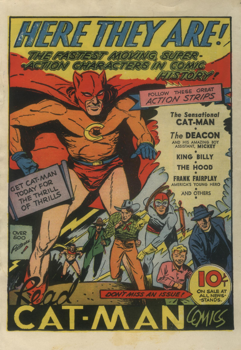 Blue Beetle (Fox / Dan Garrett), page 69. Blue Beetle (Dan Garrett). Public domain in the United States for Fox/Holyoke-era issues. Not Charlton or DC. Internet Archive folkscanomy scans used when Comic Book Plus returns 403.