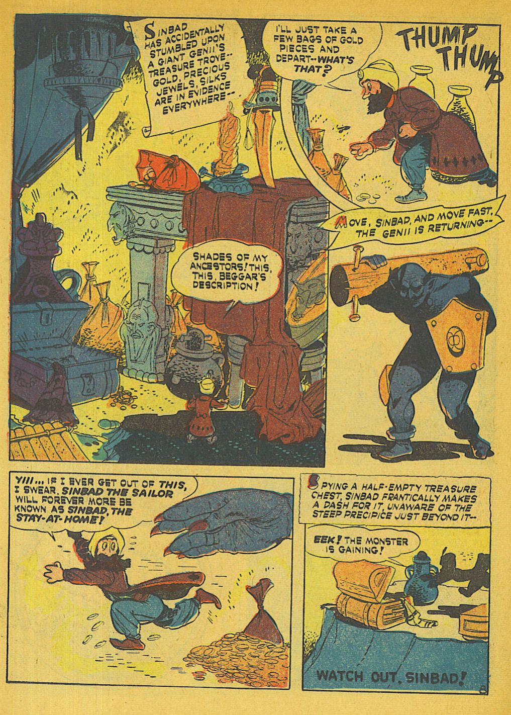 Blue Beetle (Fox / Dan Garrett), page 33. Blue Beetle (Dan Garrett). Public domain in the United States for Fox/Holyoke-era issues. Not Charlton or DC. Internet Archive folkscanomy scans used when Comic Book Plus returns 403.