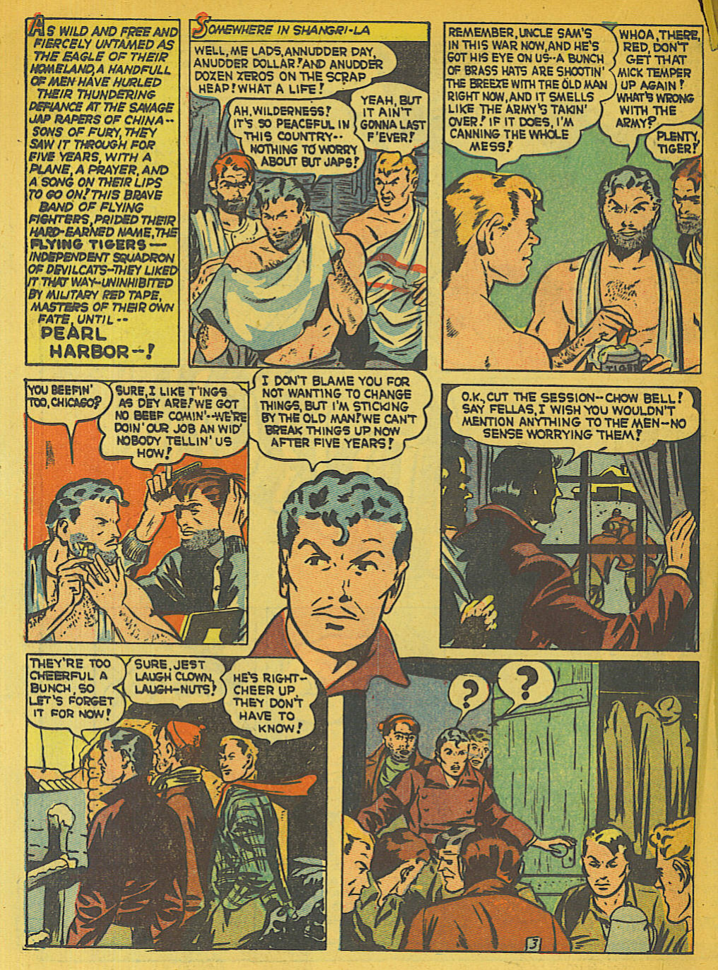 Blue Beetle (Fox / Dan Garrett), page 37. Blue Beetle (Dan Garrett). Public domain in the United States for Fox/Holyoke-era issues. Not Charlton or DC. Internet Archive folkscanomy scans used when Comic Book Plus returns 403.