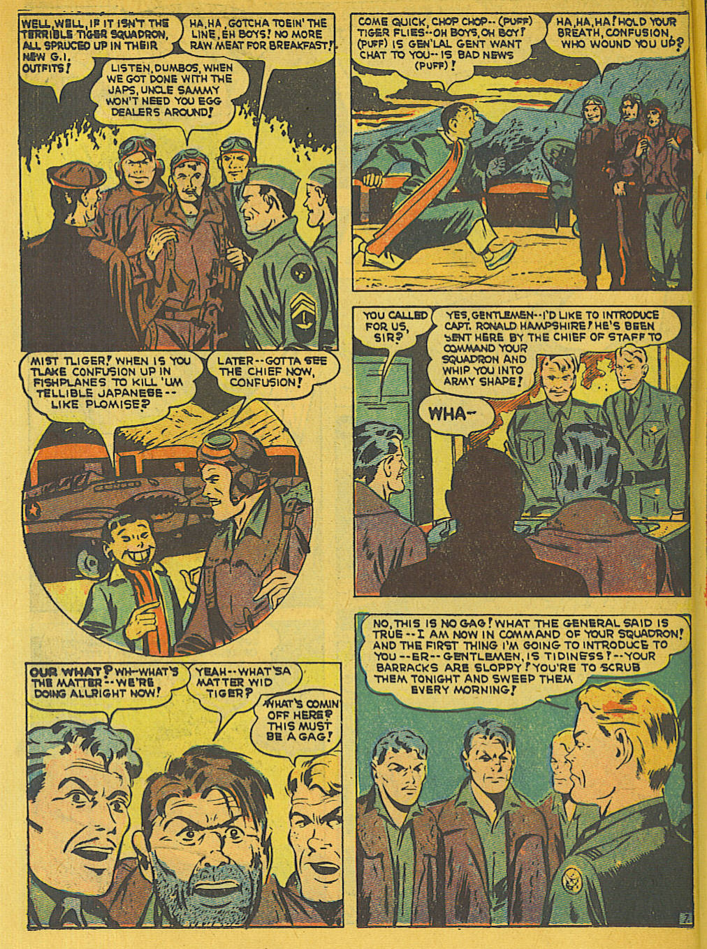 Blue Beetle (Fox / Dan Garrett), page 41. Blue Beetle (Dan Garrett). Public domain in the United States for Fox/Holyoke-era issues. Not Charlton or DC. Internet Archive folkscanomy scans used when Comic Book Plus returns 403.