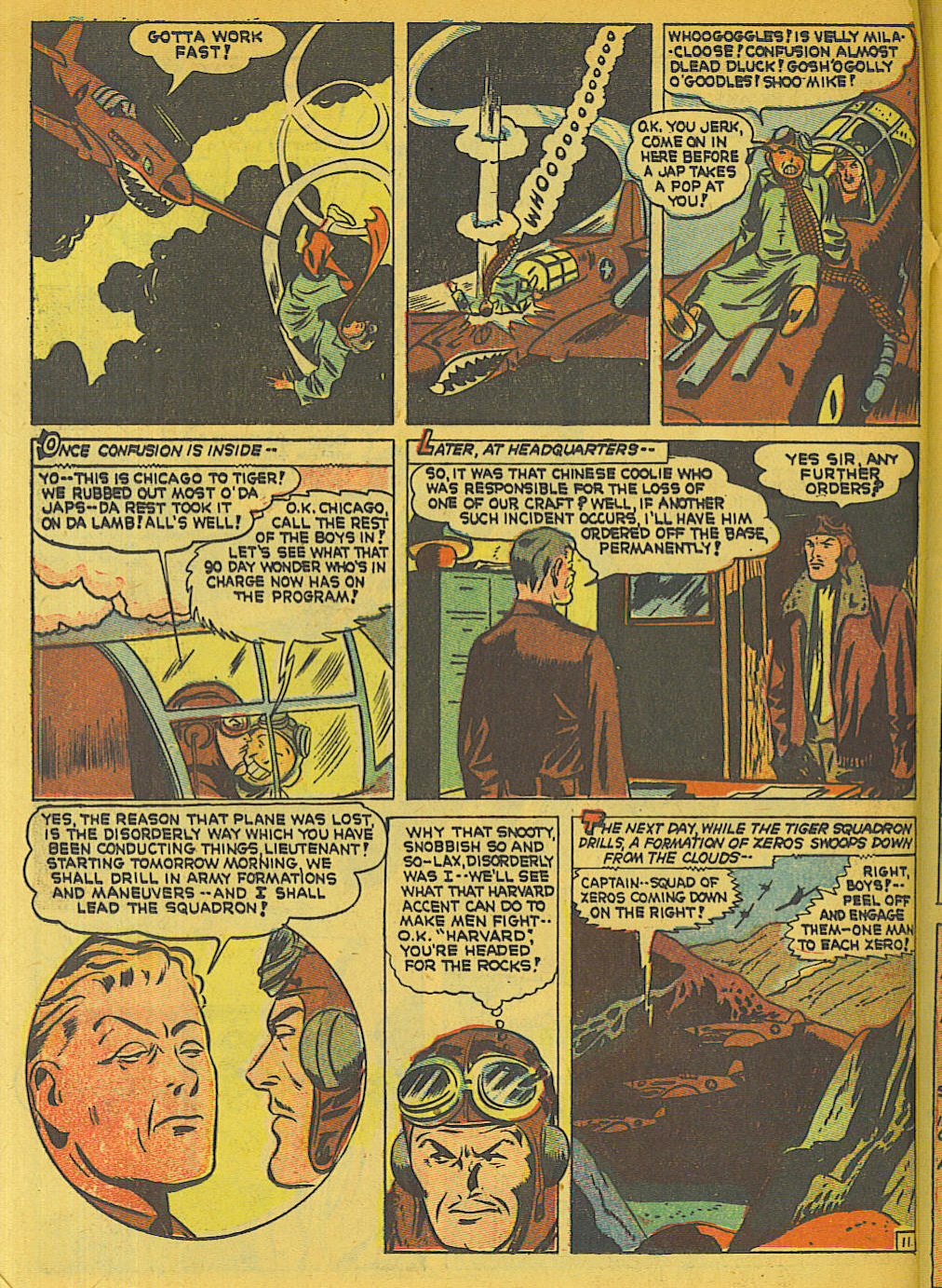 Blue Beetle (Fox / Dan Garrett), page 45. Blue Beetle (Dan Garrett). Public domain in the United States for Fox/Holyoke-era issues. Not Charlton or DC. Internet Archive folkscanomy scans used when Comic Book Plus returns 403.