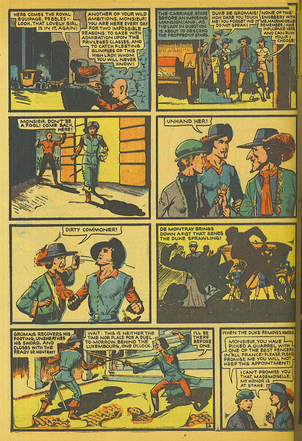 Blue Beetle (Fox / Dan Garrett), page 59. Blue Beetle (Dan Garrett). Public domain in the United States for Fox/Holyoke-era issues. Not Charlton or DC. Internet Archive folkscanomy scans used when Comic Book Plus returns 403.