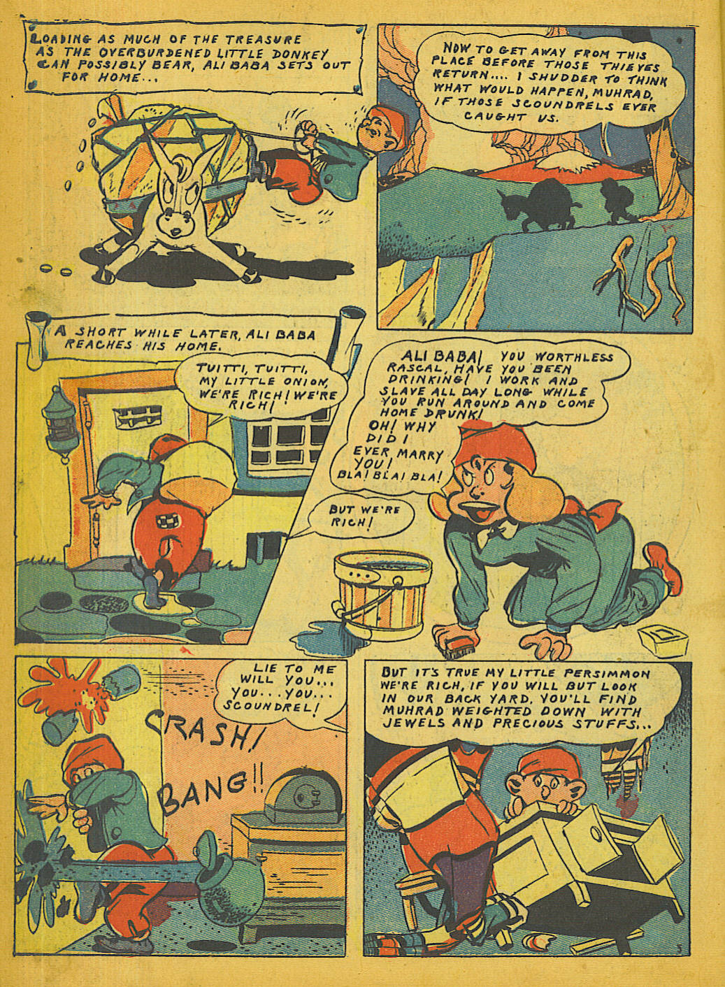 Blue Beetle (Fox / Dan Garrett), page 16. Blue Beetle (Dan Garrett). Public domain in the United States for Fox/Holyoke-era issues. Not Charlton or DC. Internet Archive folkscanomy scans used when Comic Book Plus returns 403.
