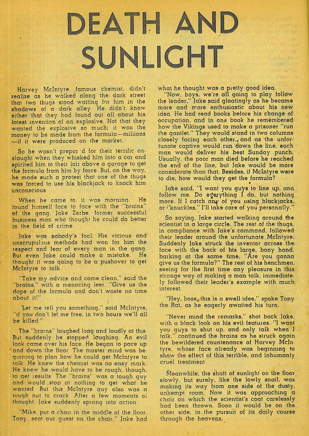 Blue Beetle (Fox / Dan Garrett), page 22. Blue Beetle (Dan Garrett). Public domain in the United States for Fox/Holyoke-era issues. Not Charlton or DC. Internet Archive folkscanomy scans used when Comic Book Plus returns 403.