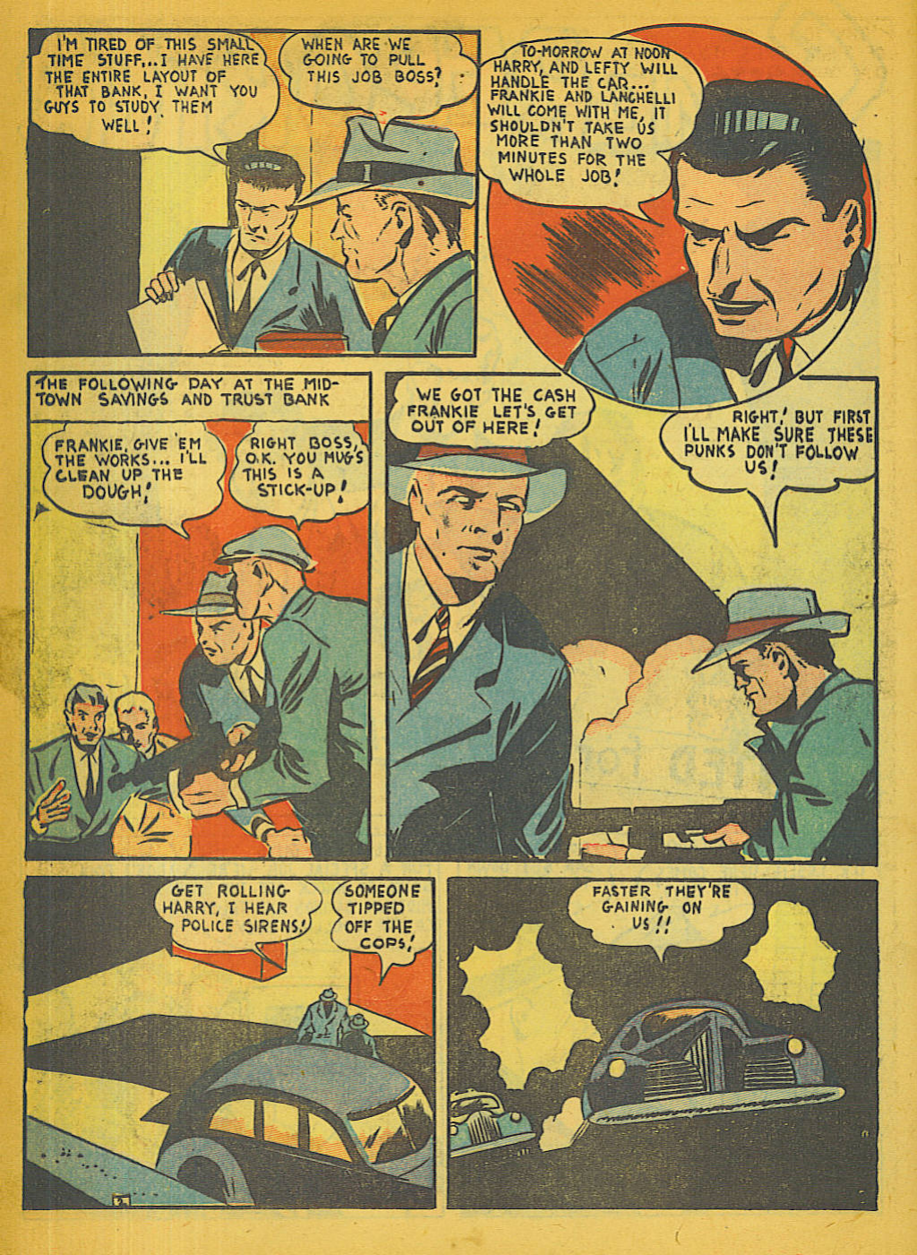 Blue Beetle (Fox / Dan Garrett), page 26. Blue Beetle (Dan Garrett). Public domain in the United States for Fox/Holyoke-era issues. Not Charlton or DC. Internet Archive folkscanomy scans used when Comic Book Plus returns 403.