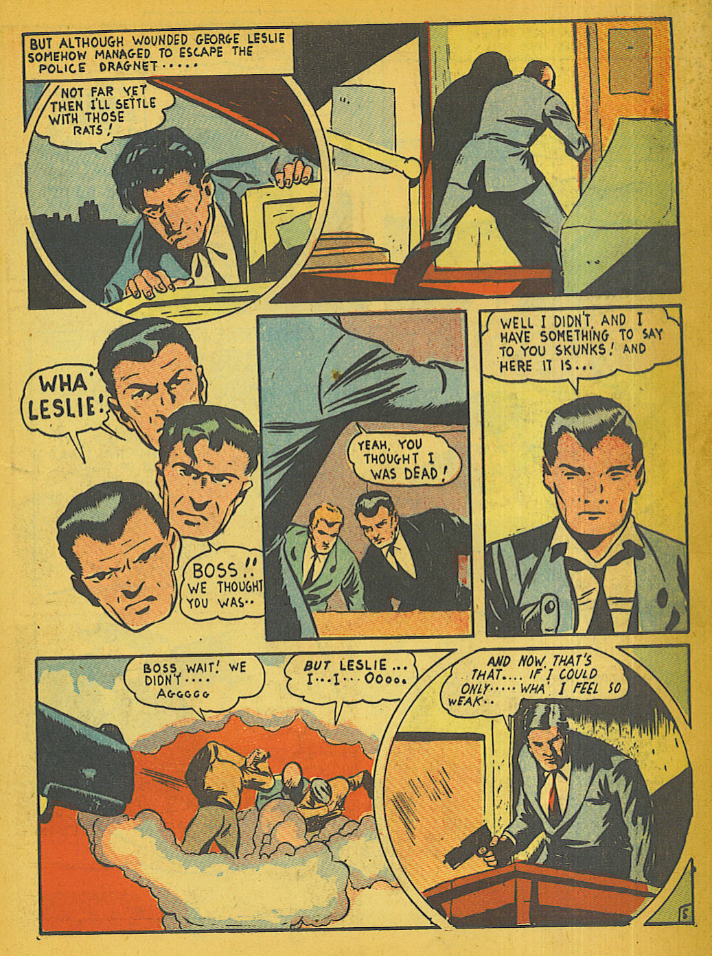 Blue Beetle (Fox / Dan Garrett), page 29. Blue Beetle (Dan Garrett). Public domain in the United States for Fox/Holyoke-era issues. Not Charlton or DC. Internet Archive folkscanomy scans used when Comic Book Plus returns 403.