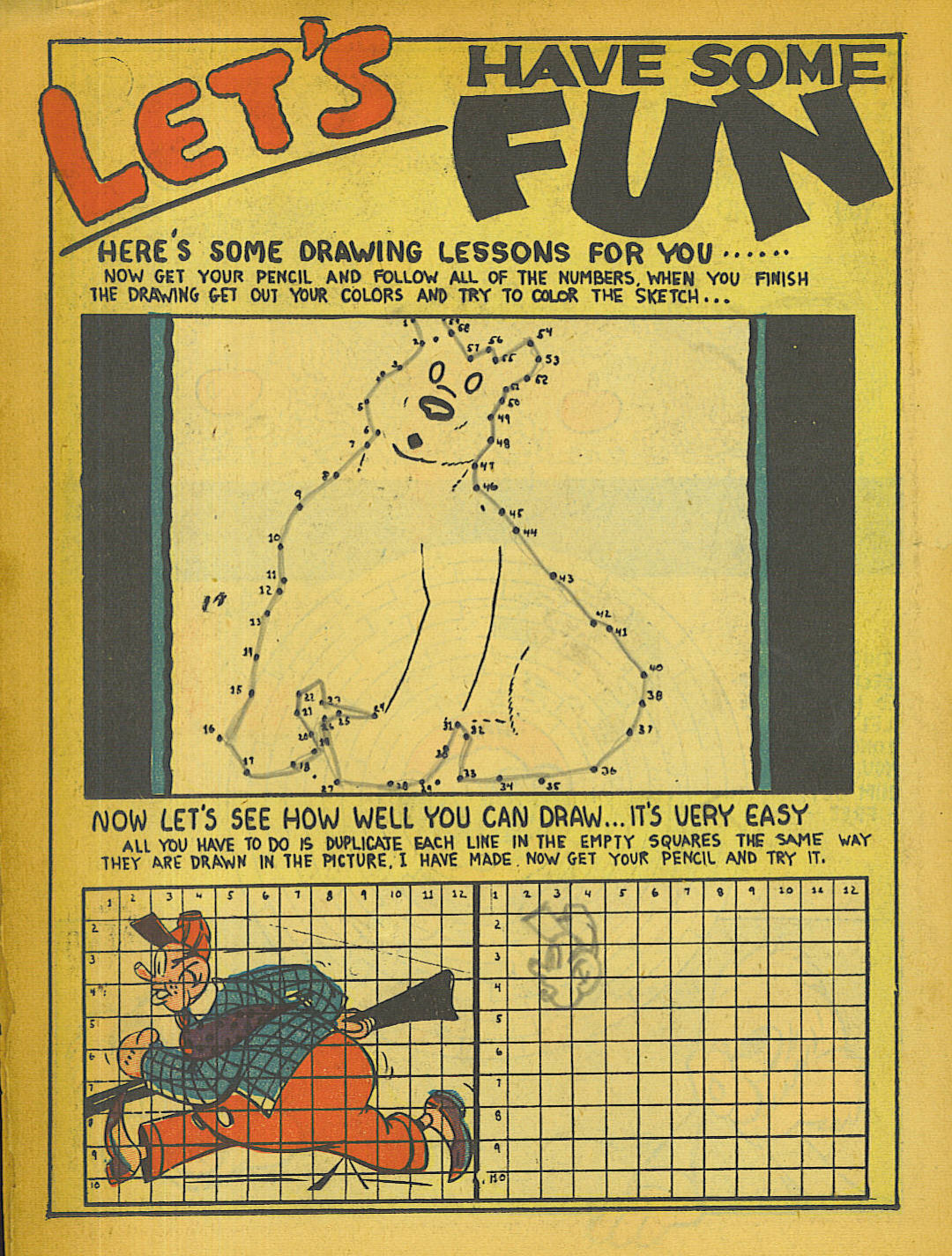 Blue Beetle (Fox / Dan Garrett), page 32. Blue Beetle (Dan Garrett). Public domain in the United States for Fox/Holyoke-era issues. Not Charlton or DC. Internet Archive folkscanomy scans used when Comic Book Plus returns 403.