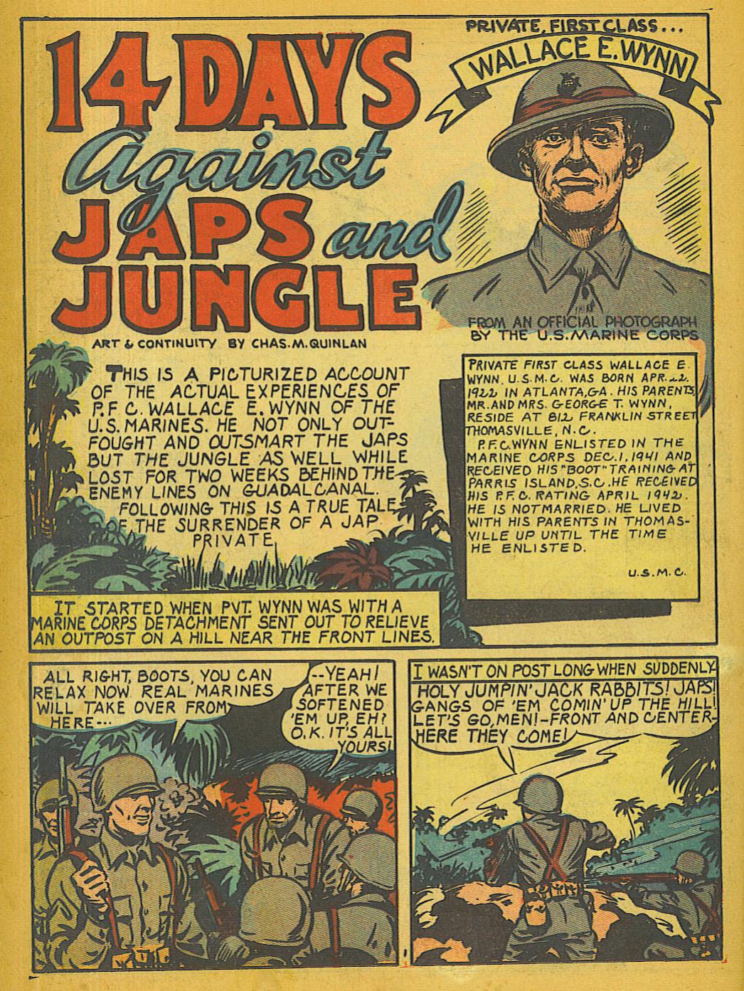Blue Beetle (Fox / Dan Garrett), page 46. Blue Beetle (Dan Garrett). Public domain in the United States for Fox/Holyoke-era issues. Not Charlton or DC. Internet Archive folkscanomy scans used when Comic Book Plus returns 403.