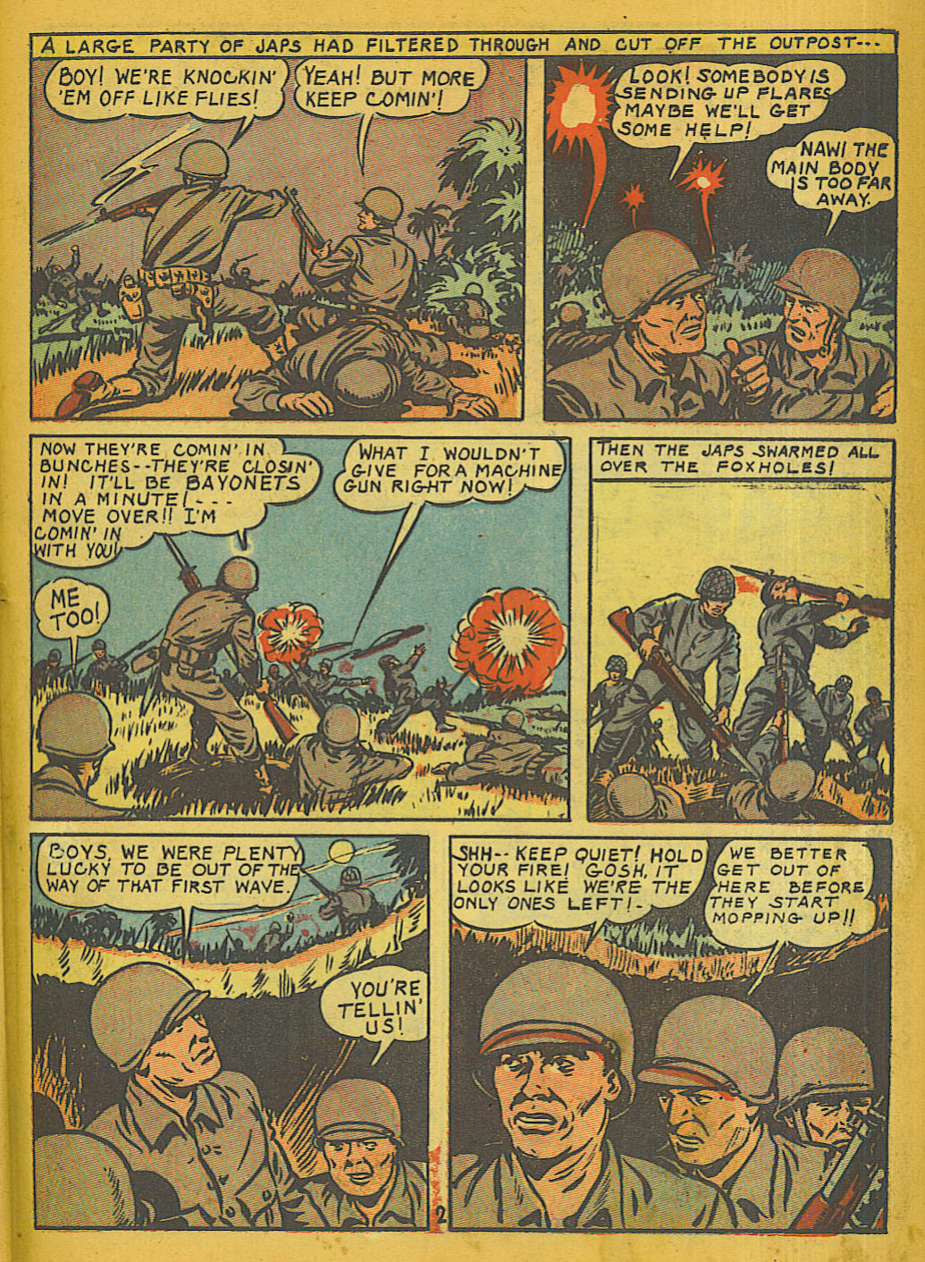 Blue Beetle (Fox / Dan Garrett), page 47. Blue Beetle (Dan Garrett). Public domain in the United States for Fox/Holyoke-era issues. Not Charlton or DC. Internet Archive folkscanomy scans used when Comic Book Plus returns 403.