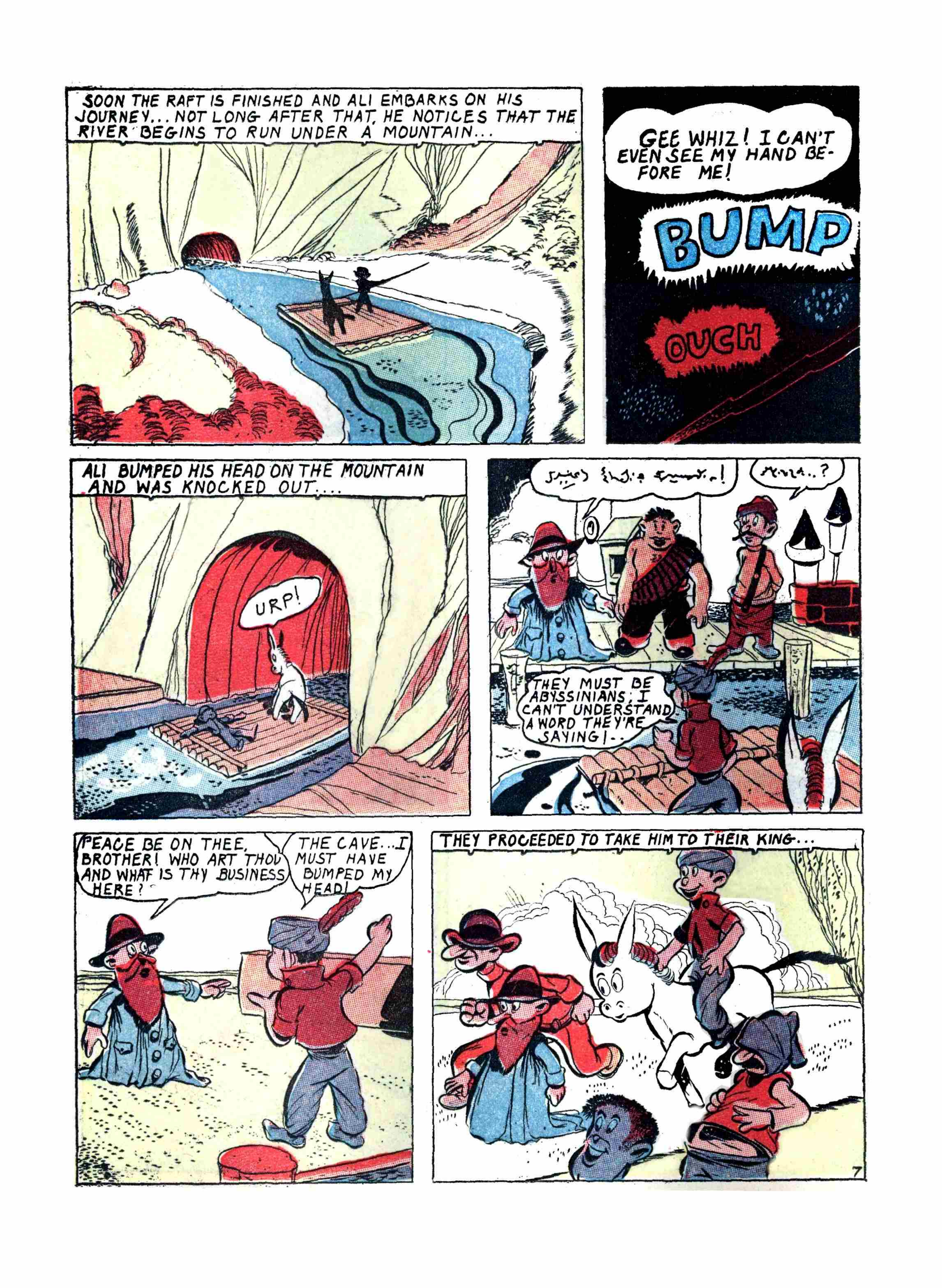 Blue Beetle (Fox / Dan Garrett), page 21. Blue Beetle (Dan Garrett). Public domain in the United States for Fox/Holyoke-era issues. Not Charlton or DC. Internet Archive folkscanomy scans used when Comic Book Plus returns 403.