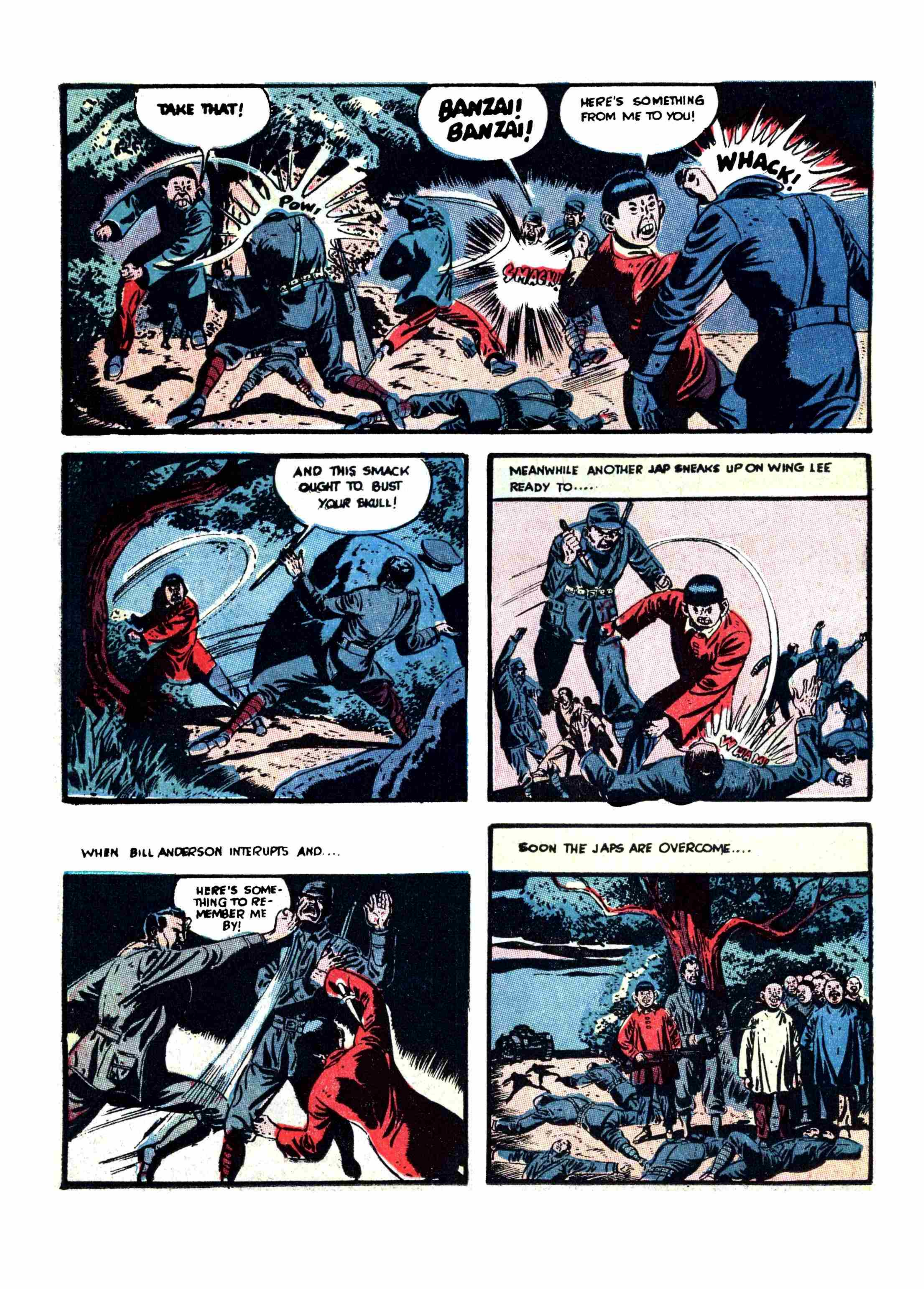 Blue Beetle (Fox / Dan Garrett), page 41. Blue Beetle (Dan Garrett). Public domain in the United States for Fox/Holyoke-era issues. Not Charlton or DC. Internet Archive folkscanomy scans used when Comic Book Plus returns 403.