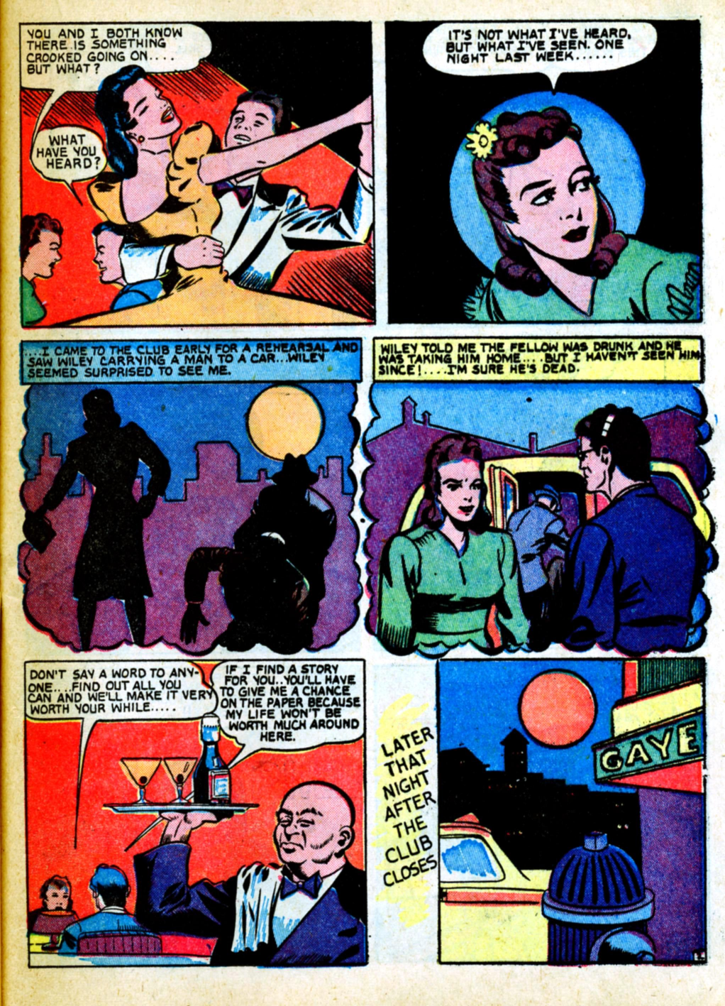 Blue Beetle (Fox / Dan Garrett), page 101. Blue Beetle (Dan Garrett). Public domain in the United States for Fox/Holyoke-era issues. Not Charlton or DC. Internet Archive folkscanomy scans used when Comic Book Plus returns 403.