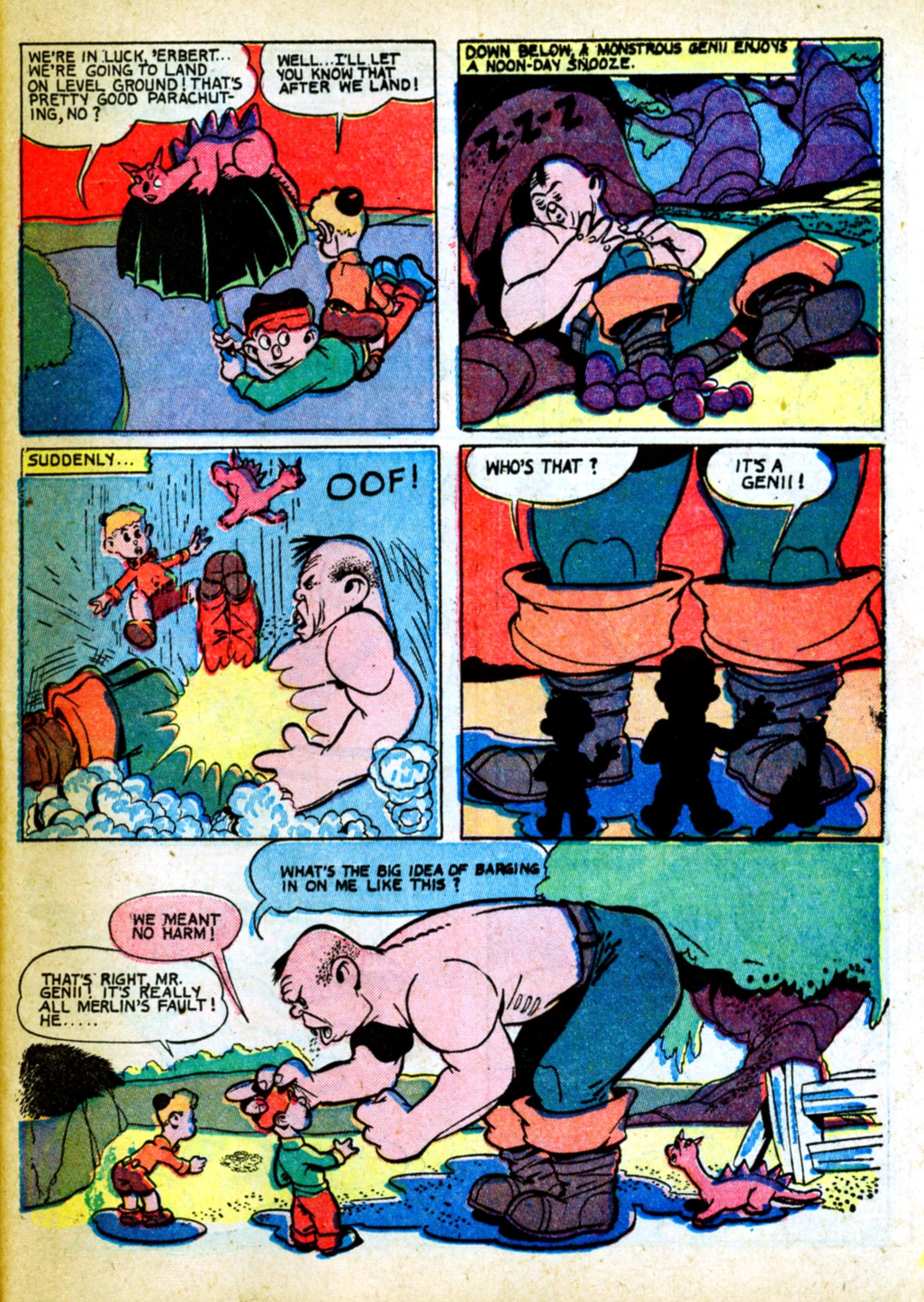 Blue Beetle (Fox / Dan Garrett), page 109. Blue Beetle (Dan Garrett). Public domain in the United States for Fox/Holyoke-era issues. Not Charlton or DC. Internet Archive folkscanomy scans used when Comic Book Plus returns 403.