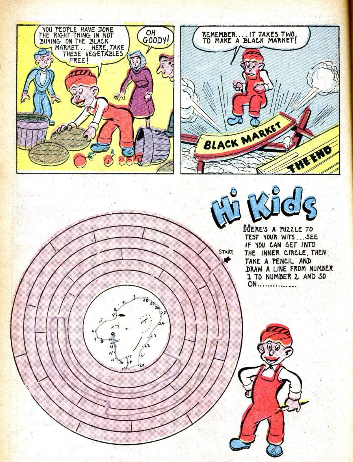 Blue Beetle (Fox / Dan Garrett), page 14. Blue Beetle (Dan Garrett). Public domain in the United States for Fox/Holyoke-era issues. Not Charlton or DC. Internet Archive folkscanomy scans used when Comic Book Plus returns 403.