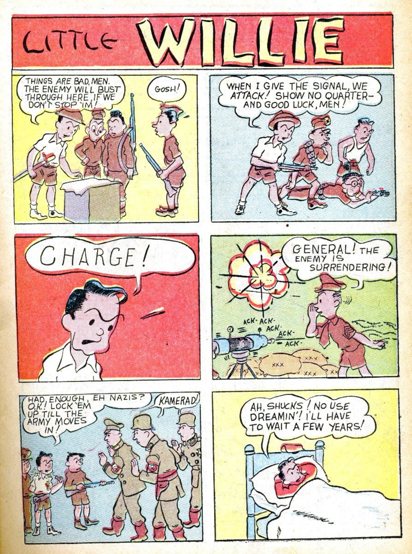 Blue Beetle (Fox / Dan Garrett), page 15. Blue Beetle (Dan Garrett). Public domain in the United States for Fox/Holyoke-era issues. Not Charlton or DC. Internet Archive folkscanomy scans used when Comic Book Plus returns 403.