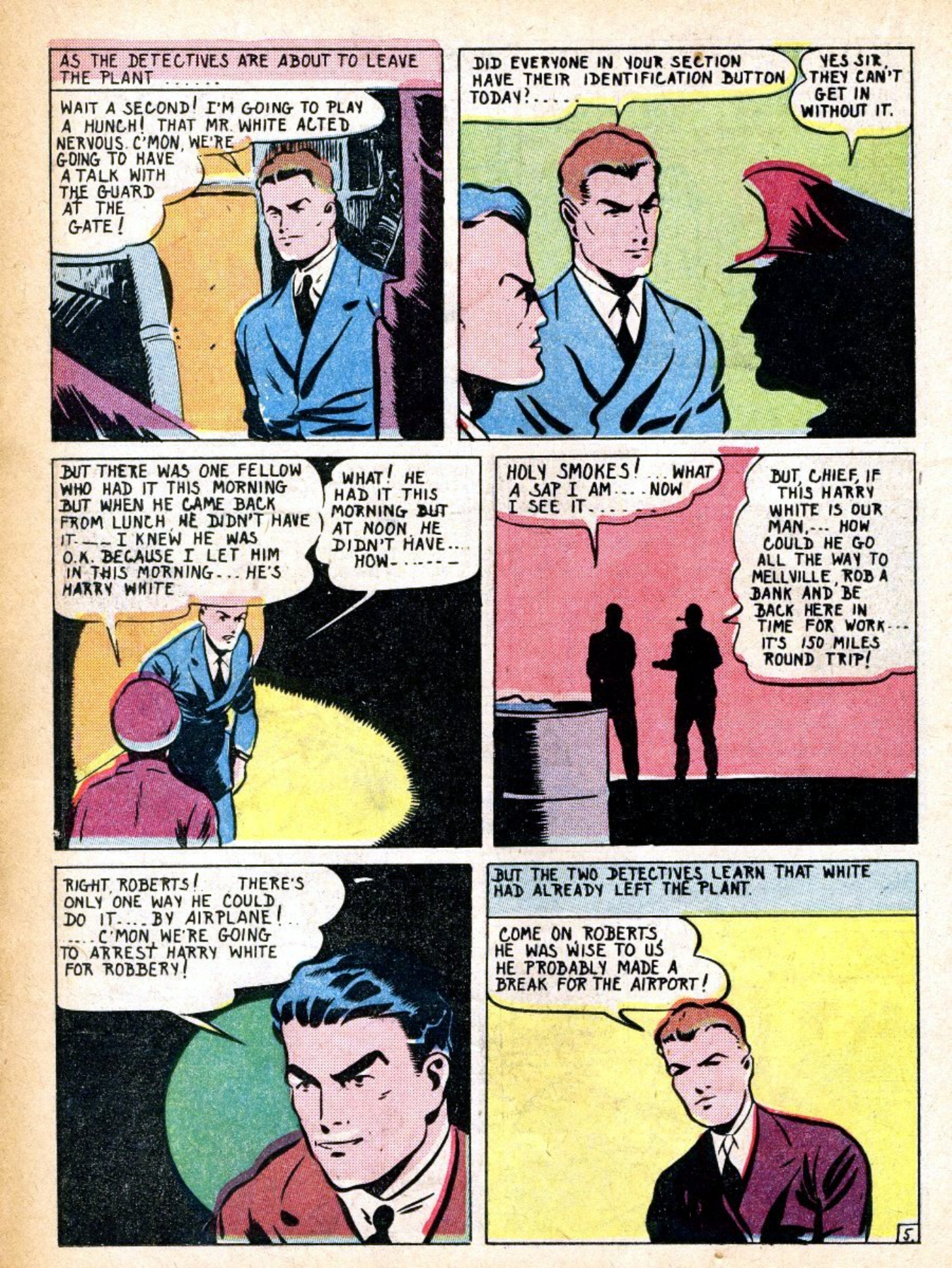Blue Beetle (Fox / Dan Garrett), page 22. Blue Beetle (Dan Garrett). Public domain in the United States for Fox/Holyoke-era issues. Not Charlton or DC. Internet Archive folkscanomy scans used when Comic Book Plus returns 403.