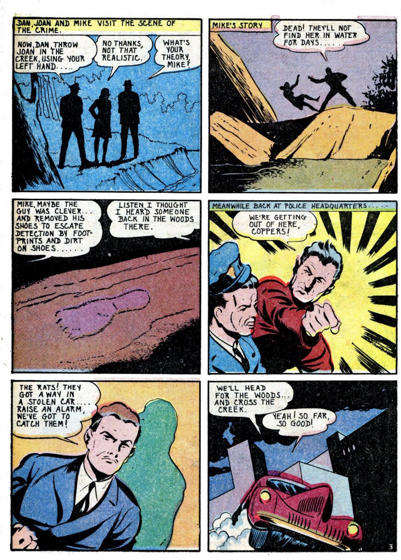 Blue Beetle (Fox / Dan Garrett), page 30. Blue Beetle (Dan Garrett). Public domain in the United States for Fox/Holyoke-era issues. Not Charlton or DC. Internet Archive folkscanomy scans used when Comic Book Plus returns 403.