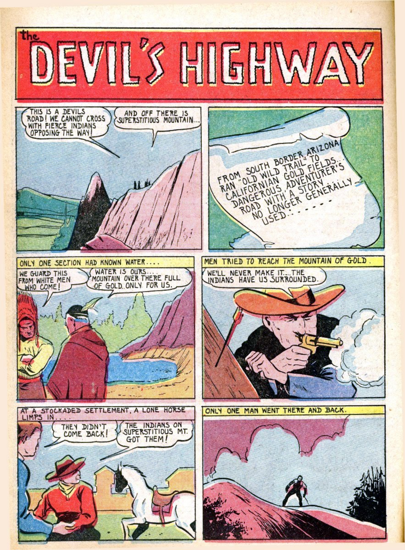 Blue Beetle (Fox / Dan Garrett), page 4. Blue Beetle (Dan Garrett). Public domain in the United States for Fox/Holyoke-era issues. Not Charlton or DC. Internet Archive folkscanomy scans used when Comic Book Plus returns 403.