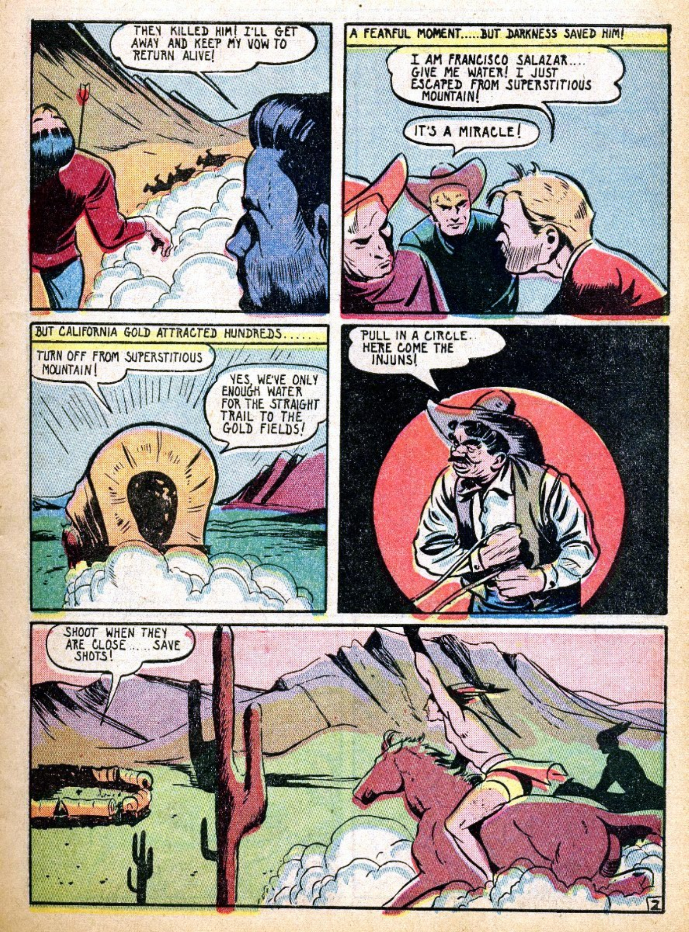 Blue Beetle (Fox / Dan Garrett), page 5. Blue Beetle (Dan Garrett). Public domain in the United States for Fox/Holyoke-era issues. Not Charlton or DC. Internet Archive folkscanomy scans used when Comic Book Plus returns 403.
